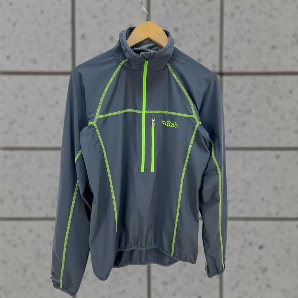 Rab RAB Shirt Men S Gray Green Logo Ventus Pull-On Light Elastic Pullover Top Long Sleeve High Neck Size US S / EU 44-46 / 1 - 1 Thumbnail