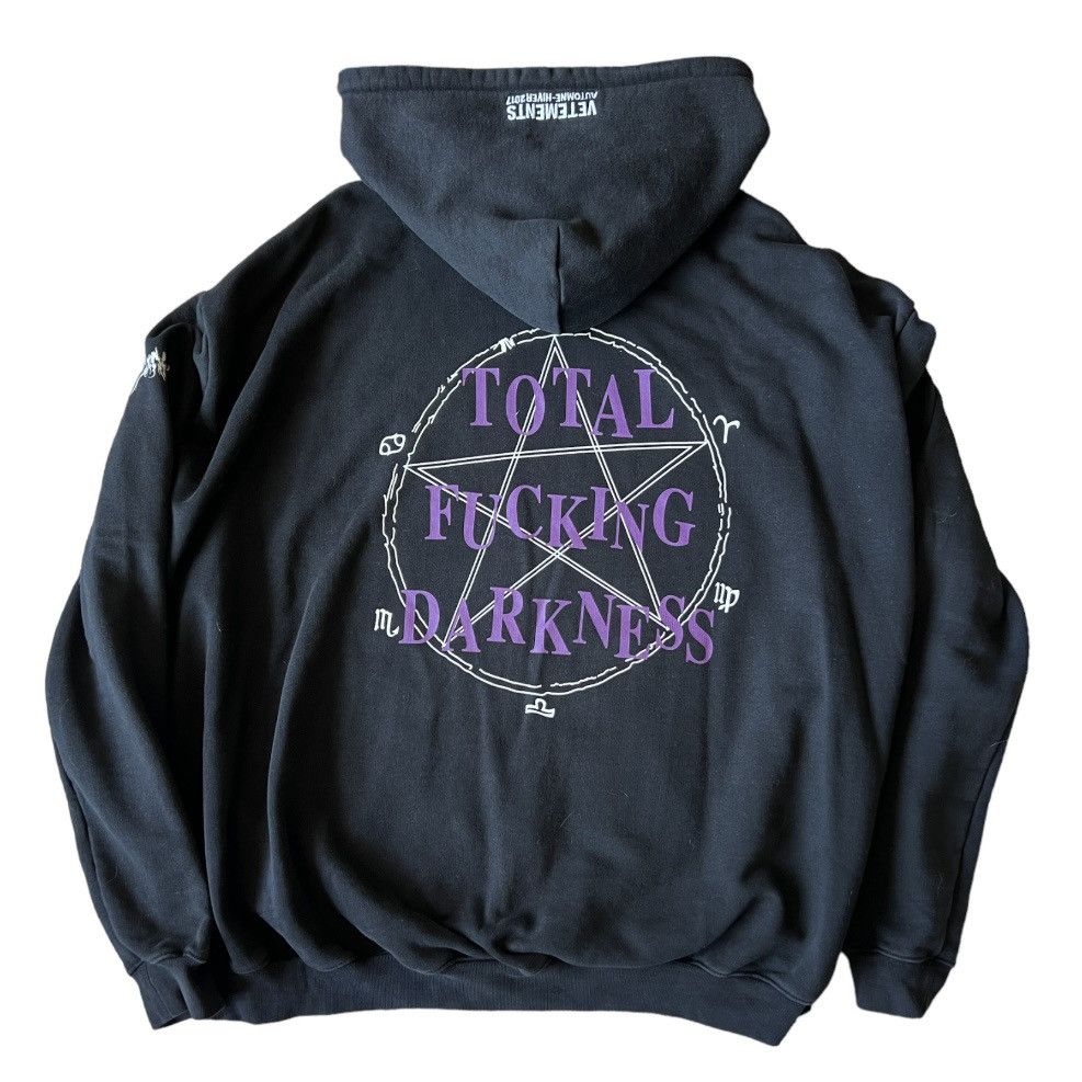 ❗️FINAL DROP❗️Vetements Total Fucking Darkness Hoodie