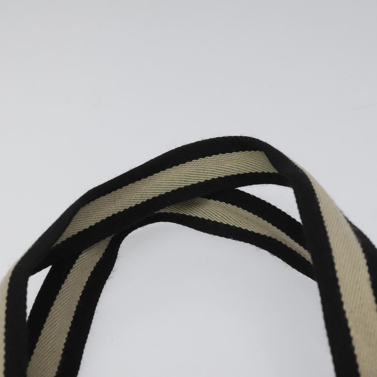 Gucci GUCCI GG Canvas Sherry Line Tote Bag Black White 019 0402 Size ONE SIZE - 8 Thumbnail