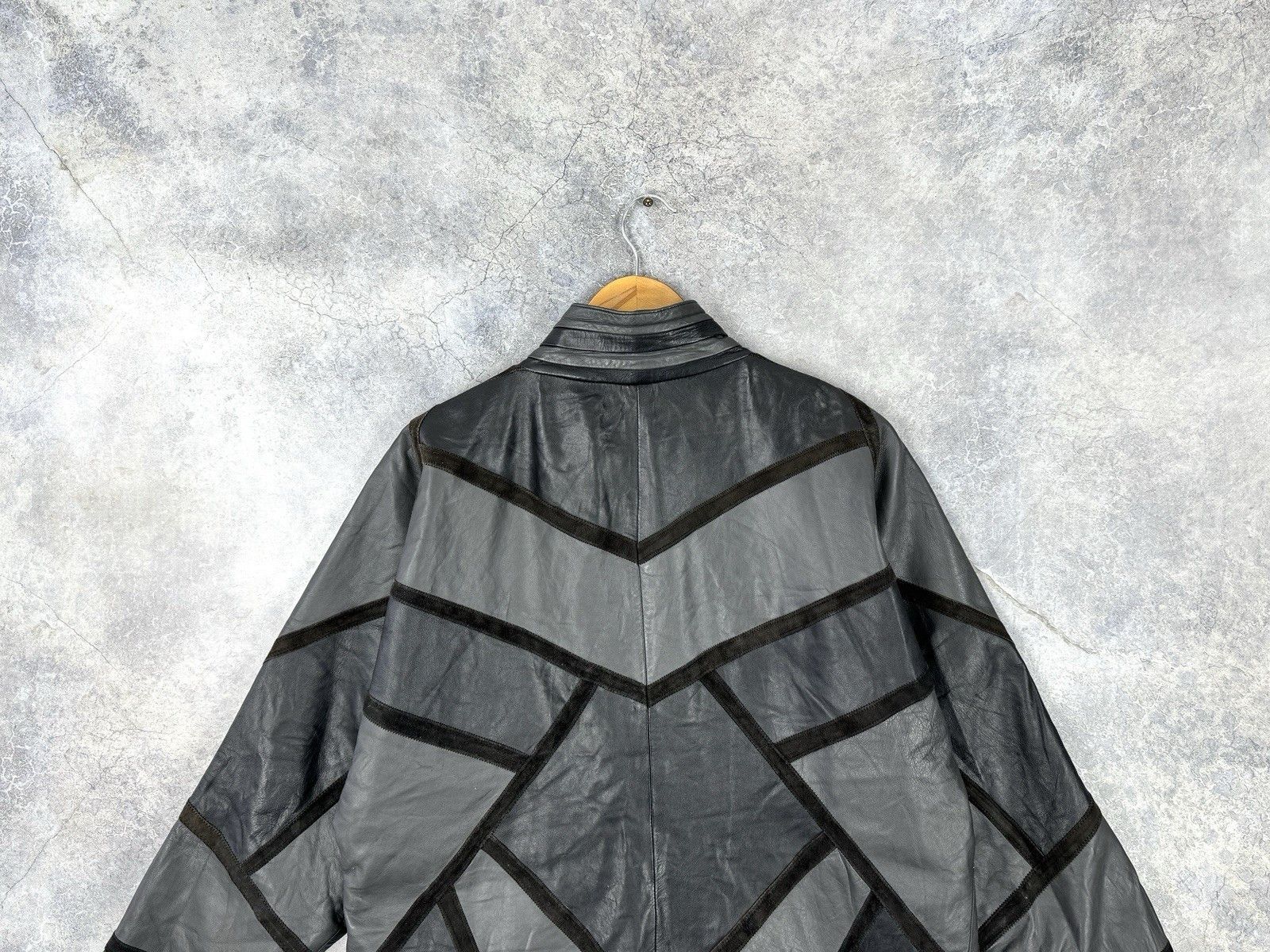 Yves Saint Laurent 1980s Vintage Yves Saint Laurent Leather Patch Work Women’s Size XL / US 12-14 / IT 48-50 - 9 Thumbnail