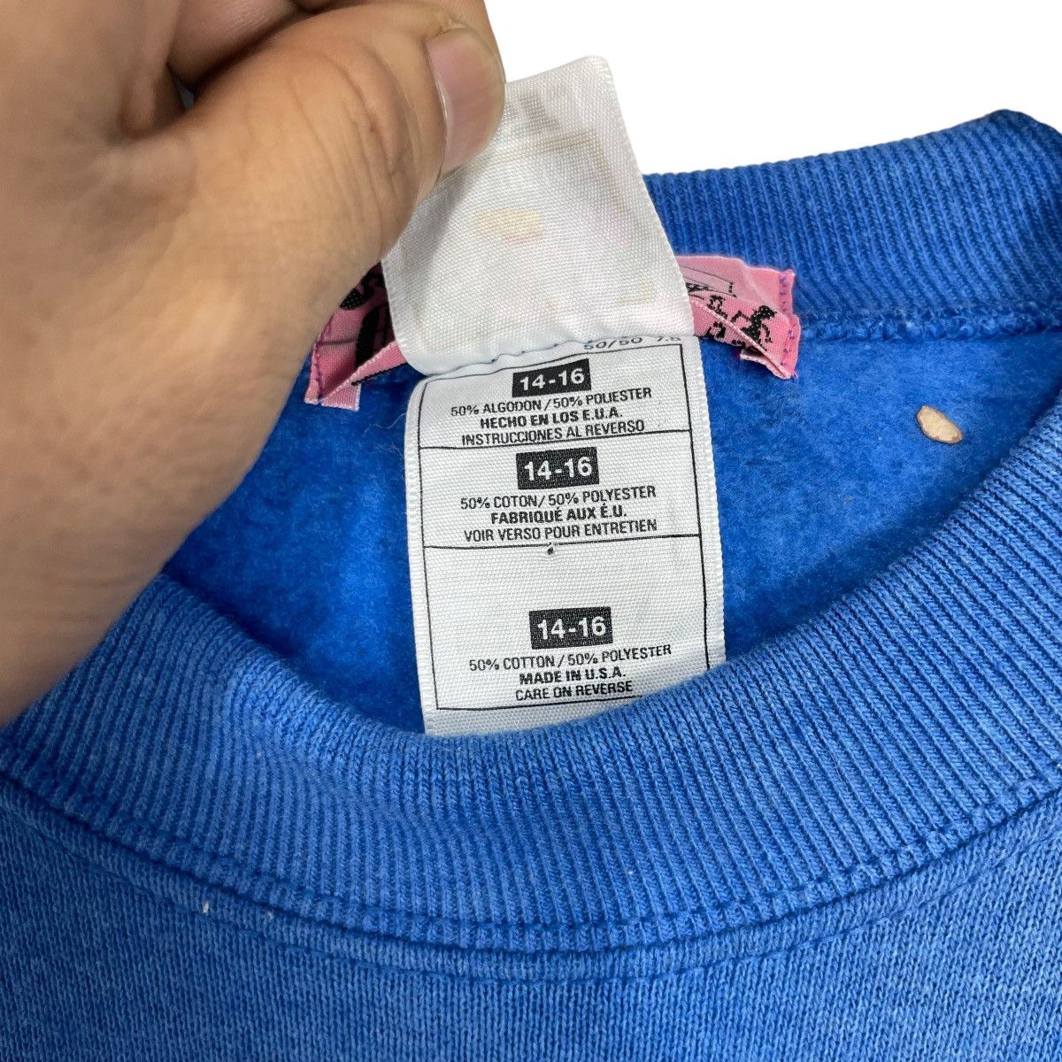 Vintage Vintage 80s Blue Miu Taxi Driver Parody Sweatshirt Crewneck Size US S / EU 44-46 / 1 - 8 Thumbnail