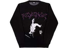 image of Revenge David And Goliath Black Knit, Men's (Size Large)