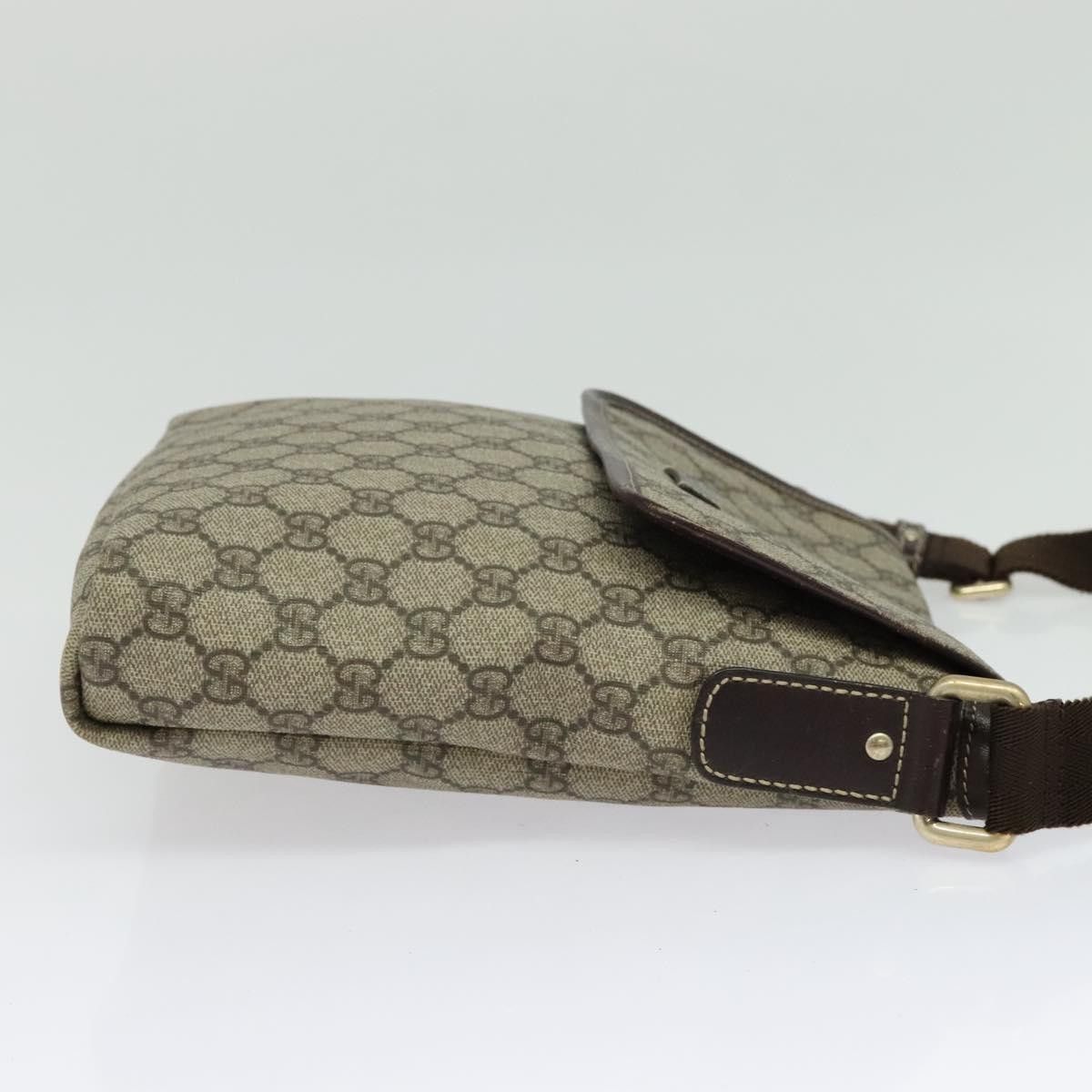 Gucci GUCCI GG Supreme Shoulder Bag Pvc Beige Silver Size ONE SIZE - 5 Thumbnail