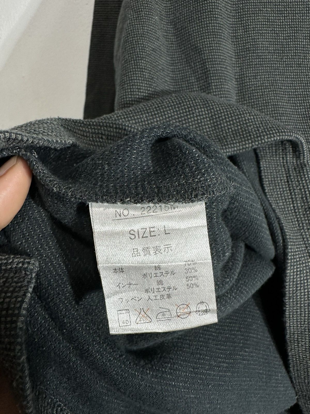 Kansai Yamamoto ARCHIVE KANSAI YAMAMOTO DOUBLE LAYER WESTERN LONG SLEEVE TEE Size US L / EU 52-54 / 3 - 6 Thumbnail
