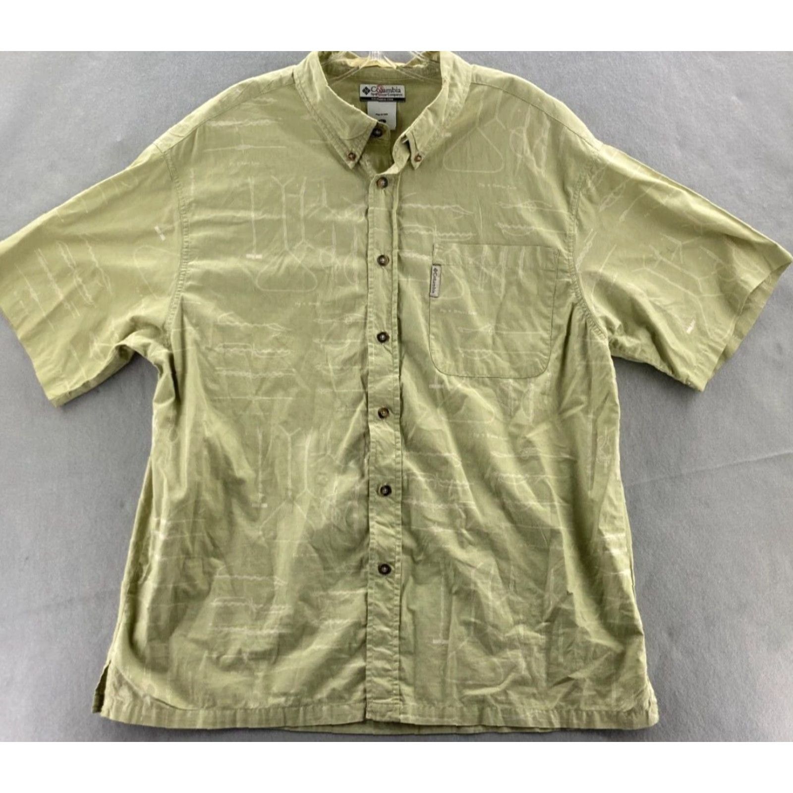Vintage VINTAGE Columbia PFG Shirt Mens XL Green Long Sleeve Fishing Outdoors Knots AOP Size US XL / EU 56 / 4 - 2 Thumbnail