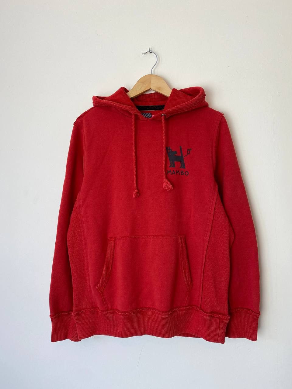 Mambo Mambo Dog Print Red Hoodie Size US M / EU 48-50 / 2 - 3 Thumbnail