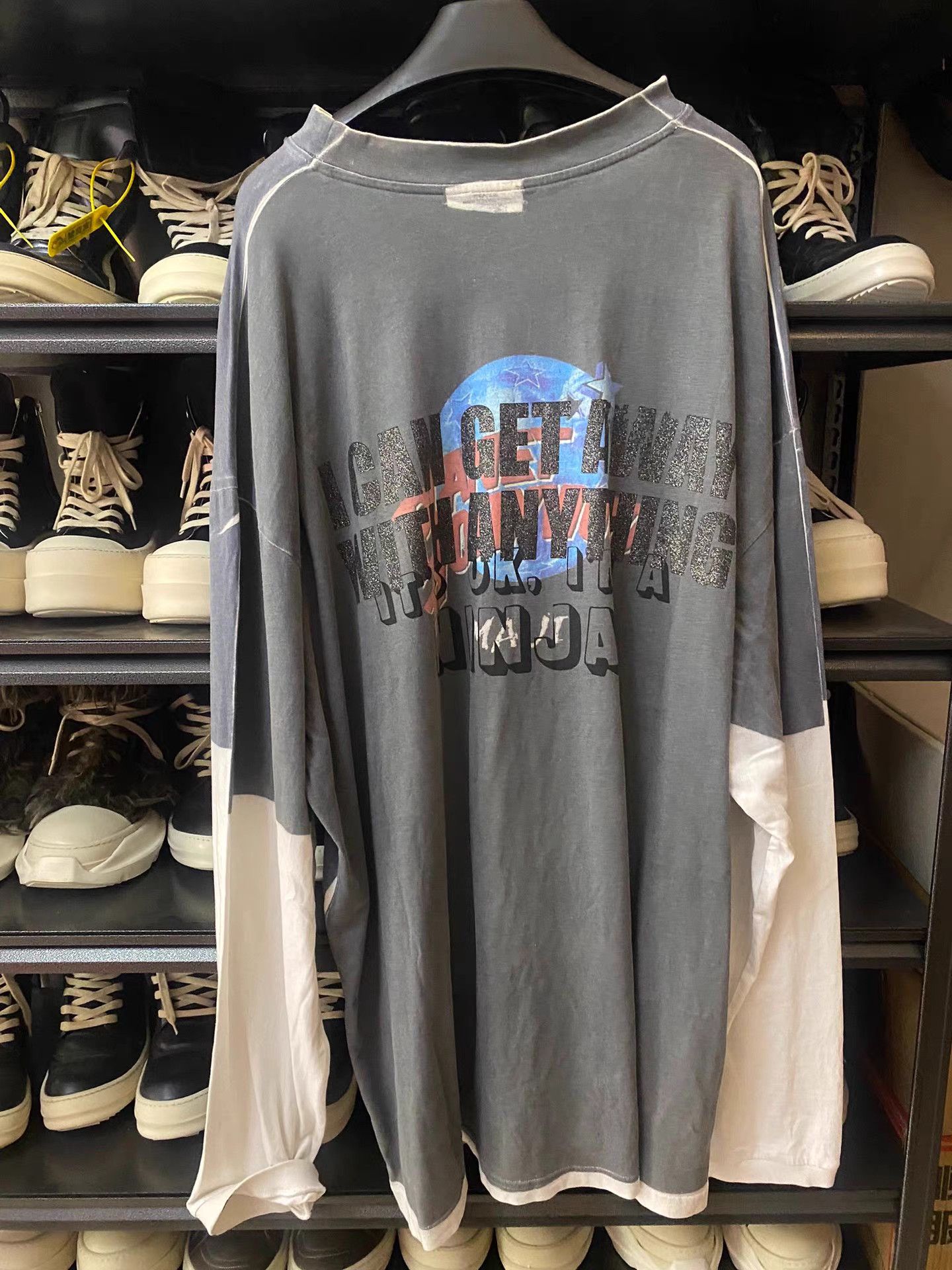 Vetements FW18 3D Printed Long Sleeve
