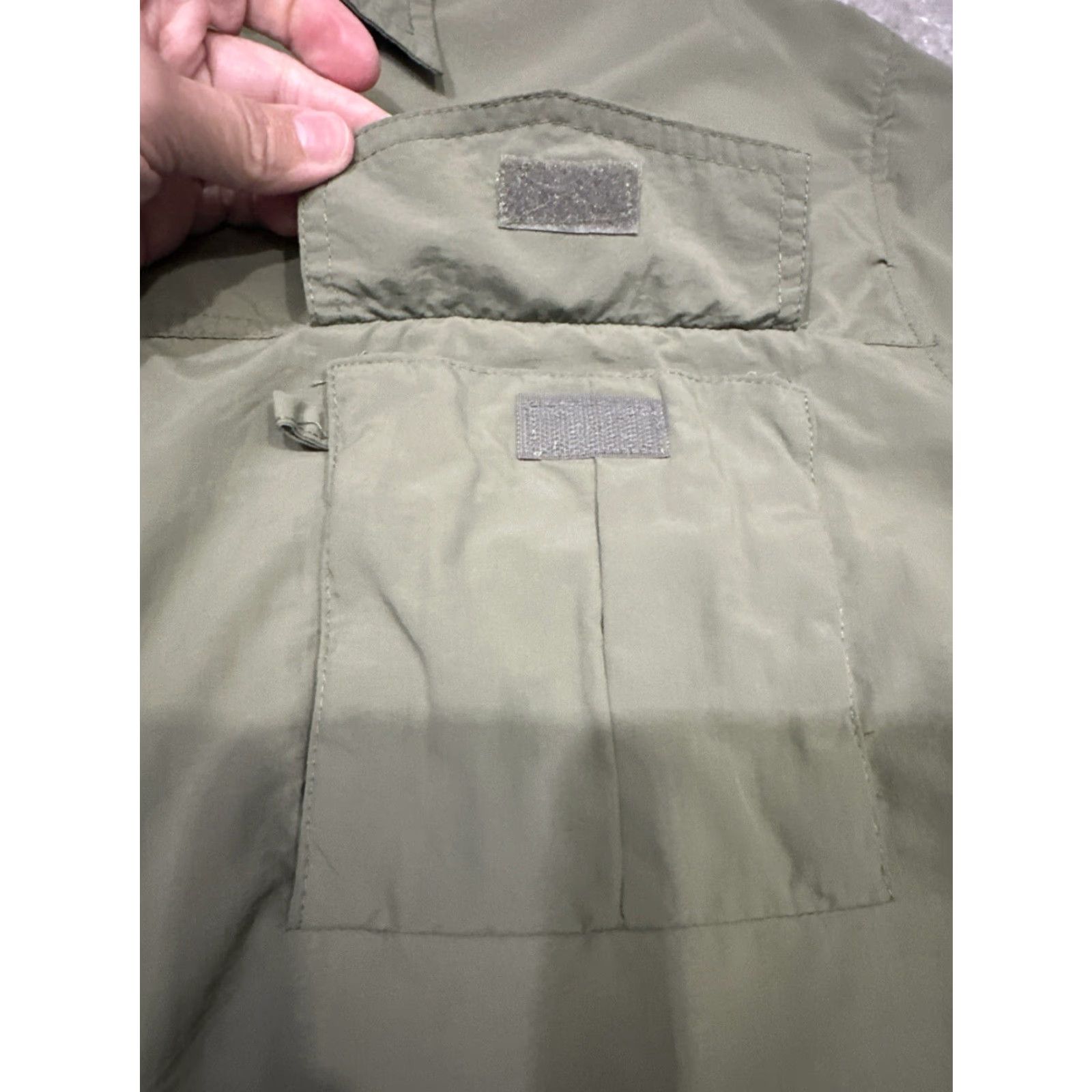 Hunter Ducks Unlimited Men's Hunter Olive Green Lightweight Vented Button-Down XL Shirt Size US XL / EU 56 / 4 - 6 Thumbnail