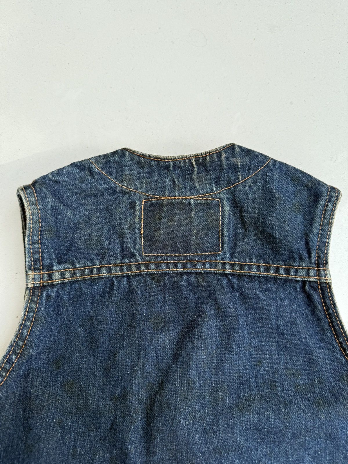 Vintage Vintage RARE 70s BOBSON Long Horn Toddler Denim Vest Size US XXS / EU 40 - 10 Thumbnail