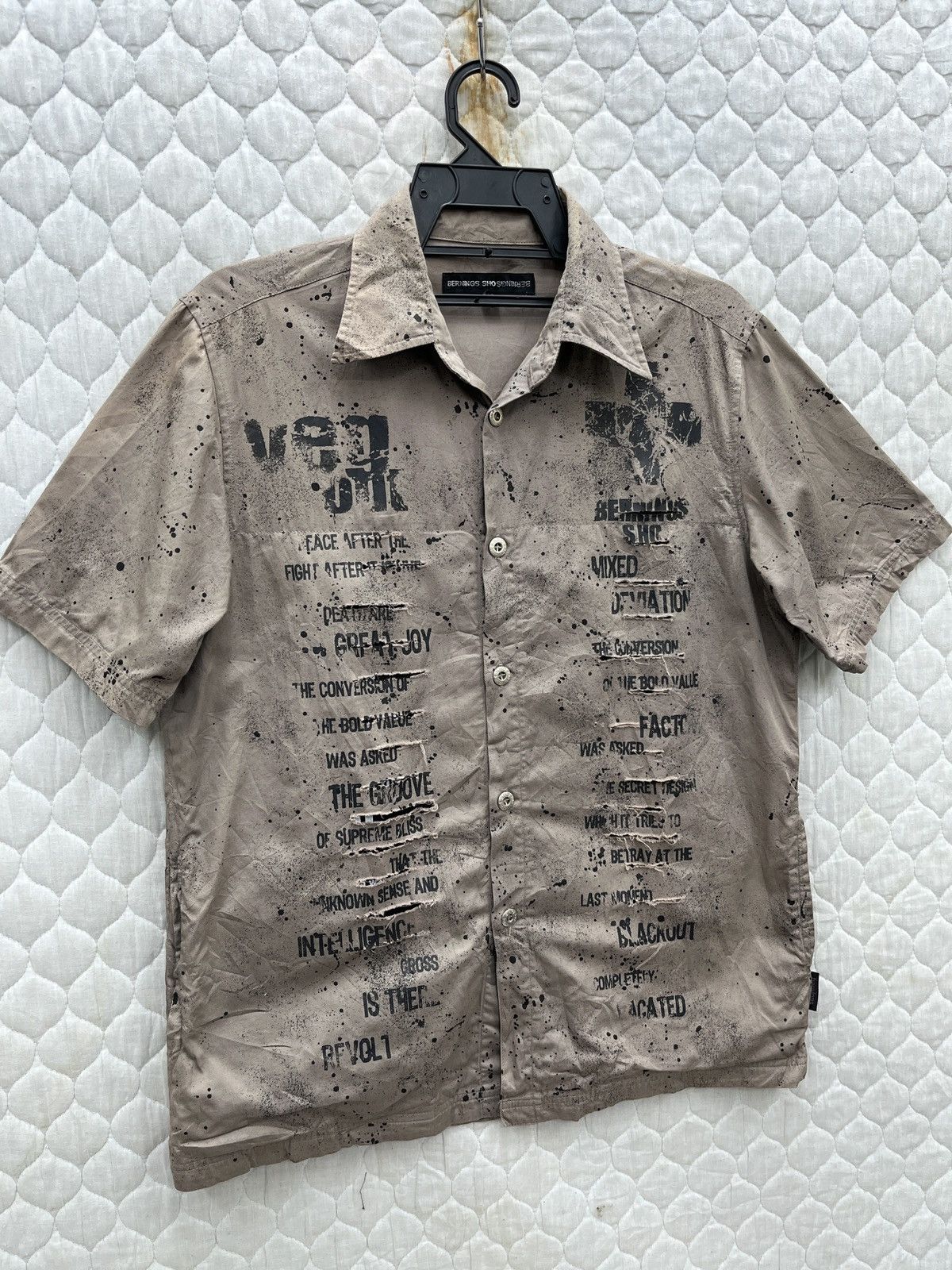 Seditionaries 🔥🔥🔥ARCHIVE BERNINGS SHO PUNK SHIRTS Size US M / EU 48-50 / 2 - 3 Thumbnail