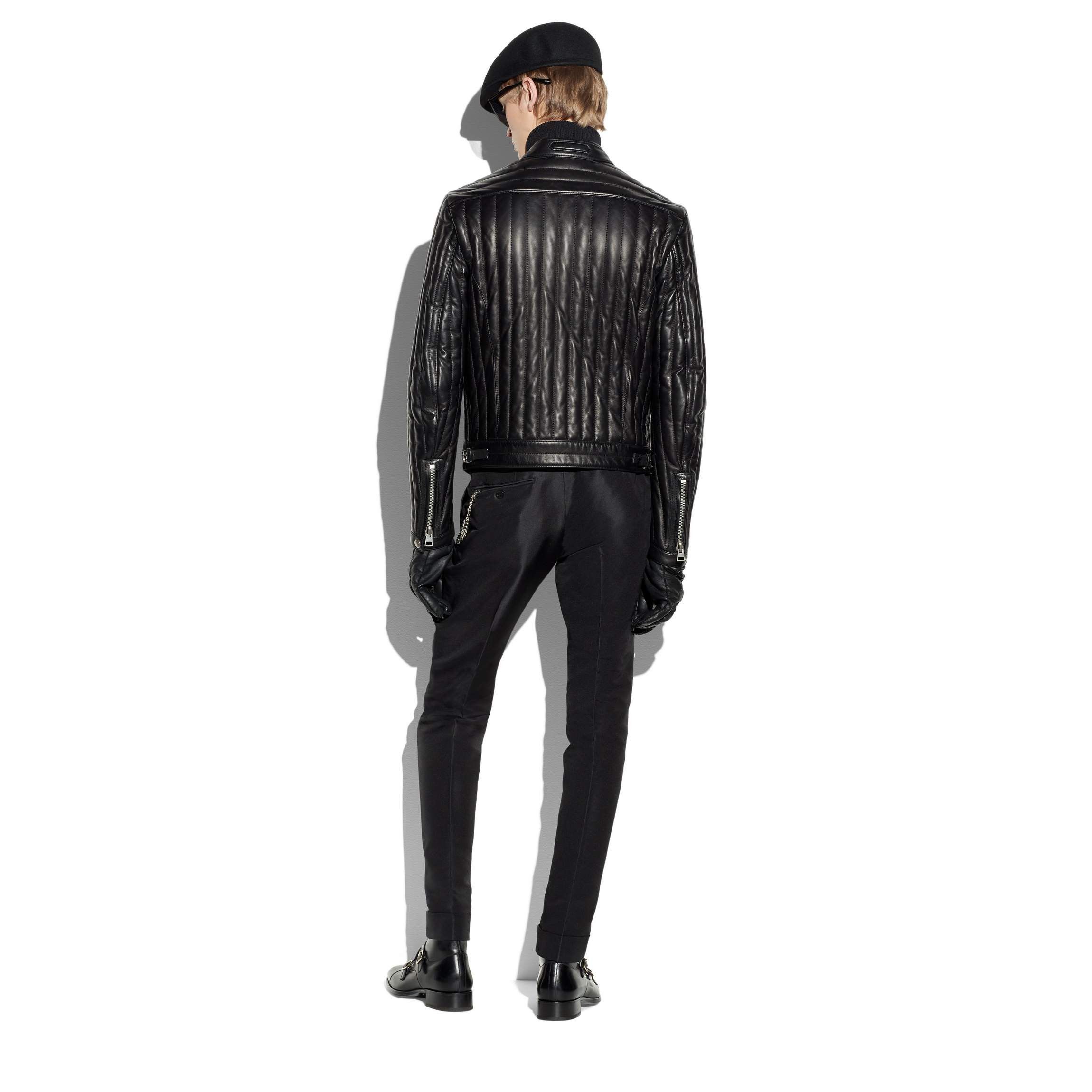 Tom Ford Ultimate New $8,200 w/tax Channel Quilted Cafe Racer Size US L / EU 52-54 / 3 - 4 Thumbnail