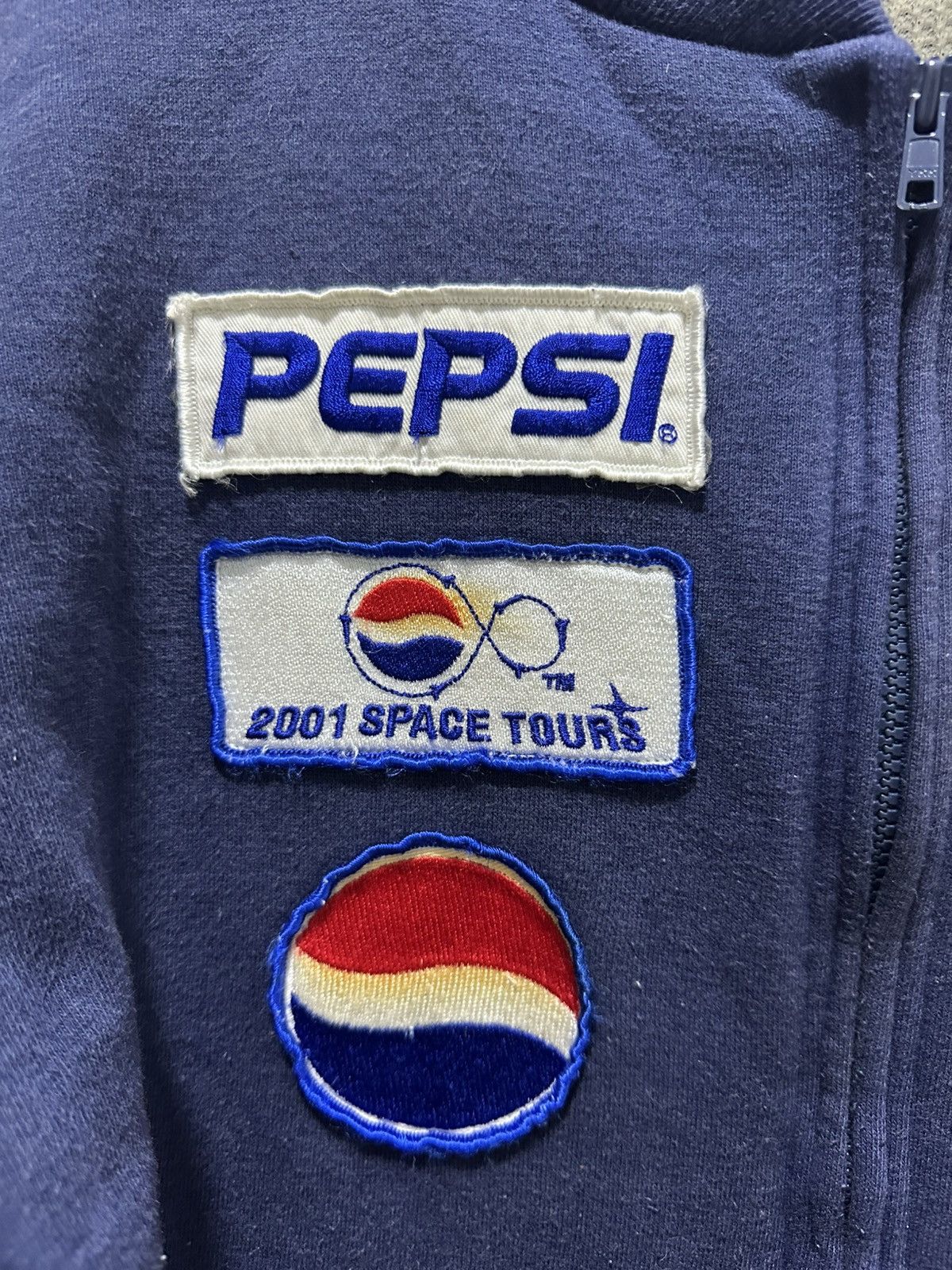 Pepsi Vintage 2001 Pepsiman Space Tour Thermal Sweater Jacket Size US M / EU 48-50 / 2 - 6 Thumbnail