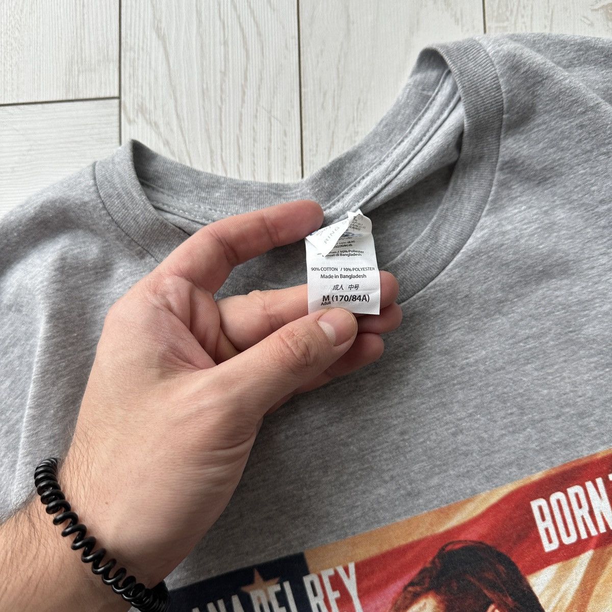 Band Tees Vintage y2k Lana Del Rey Born To Die USA flag tee rap rare Size US M / EU 48-50 / 2 - 4 Thumbnail