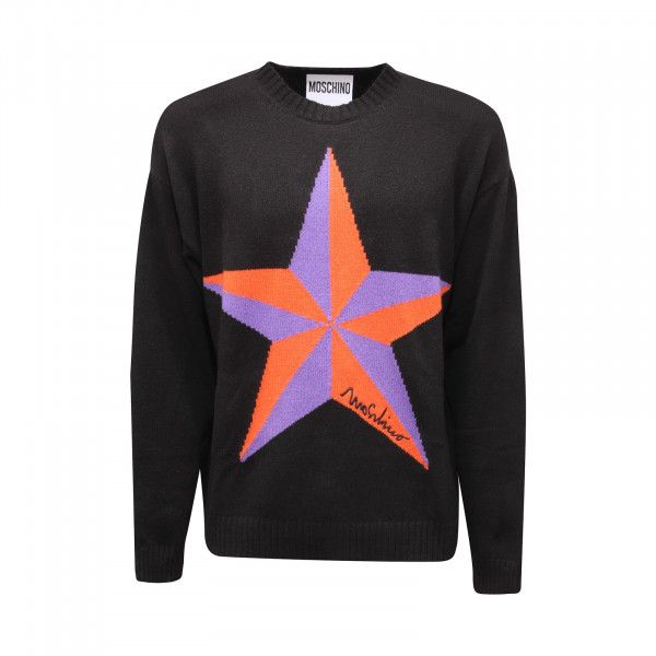 Moschino o1y0225 Logo Sweater in Multicolor Size US M / EU 48-50 / 2 - 1 Thumbnail