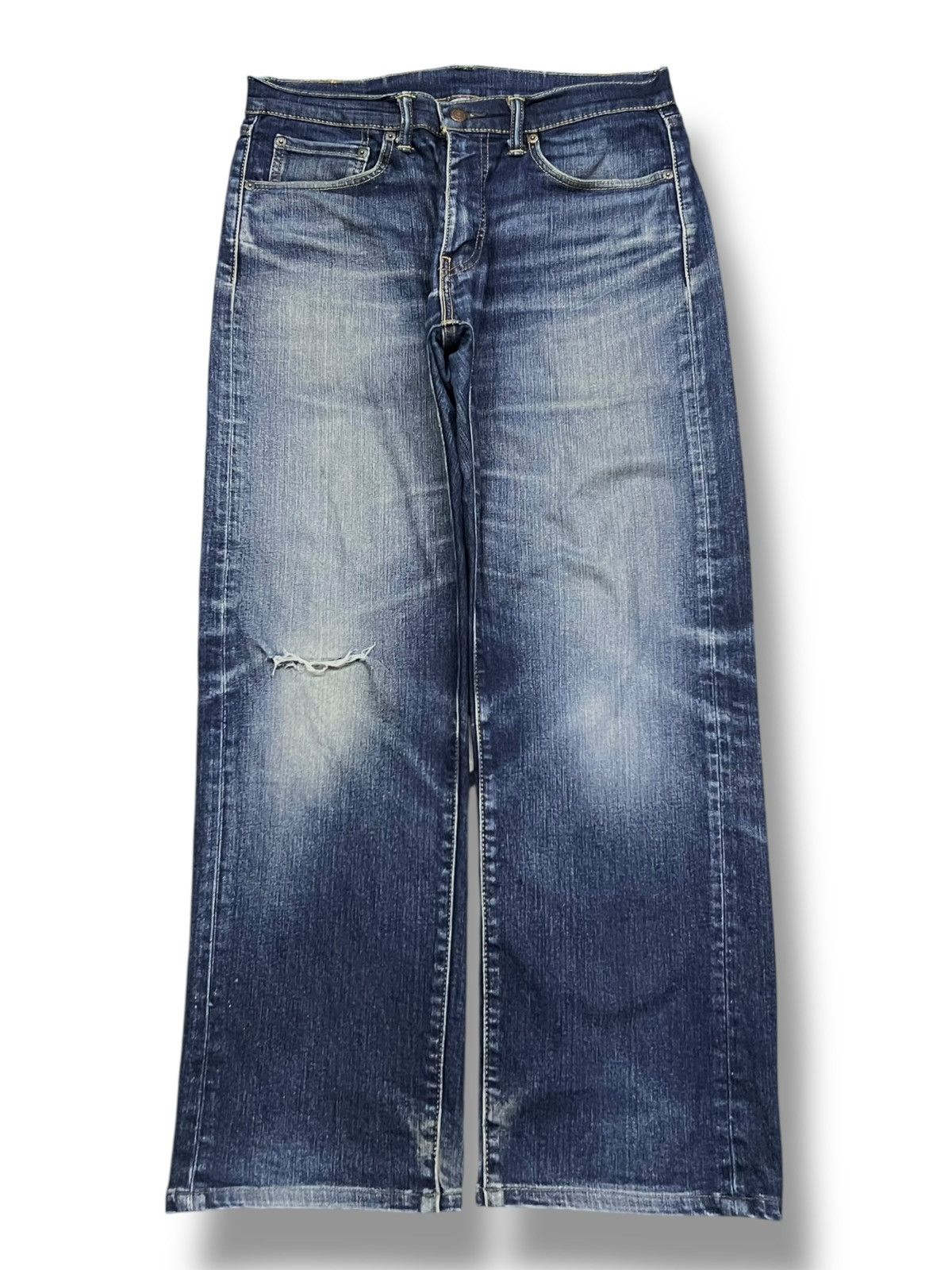 Levi's Loose Vintage Levi’s 505 - Faded Wash, Distressed Denim Size US 33 - 2 Thumbnail