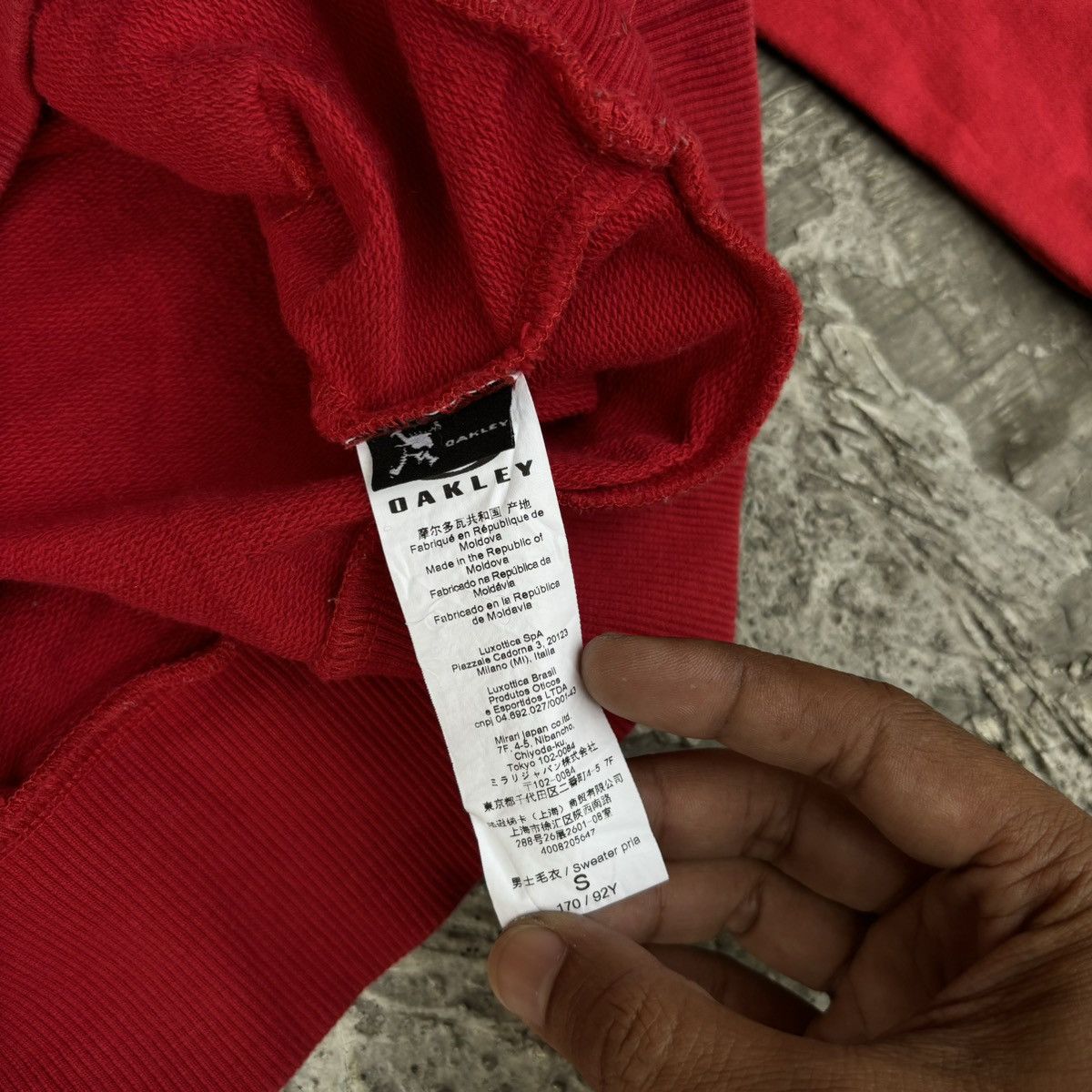 Oakley × Vintage Hoodie Oakley big scrip Size US M / EU 48-50 / 2 - 5 Thumbnail