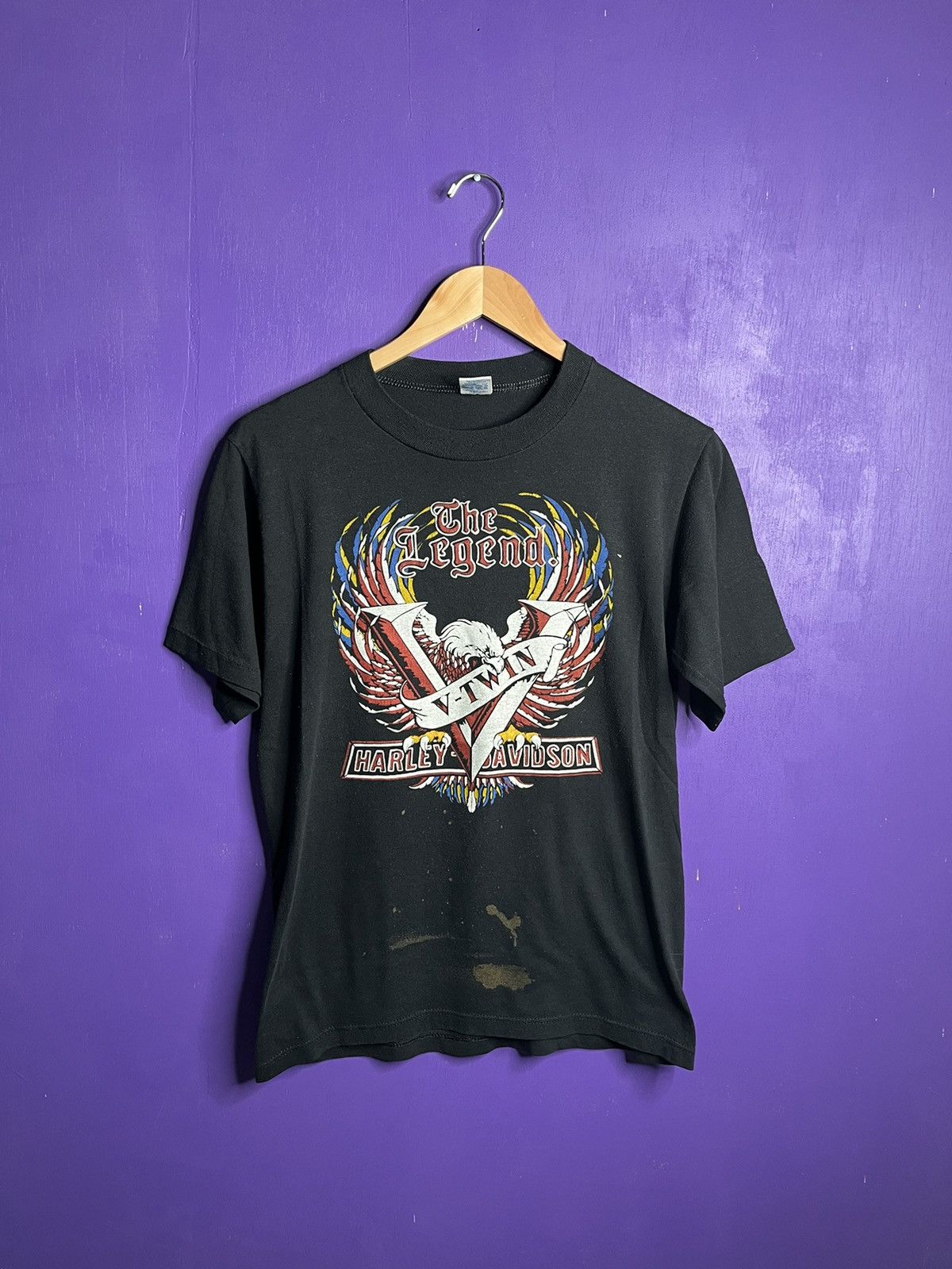 Vintage 80s Harley Davidson the legend t-shirt