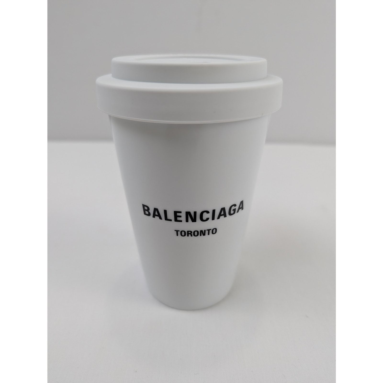 Balenciaga o1rshd1 Q:2/ Size:OS / Toronto Porcelain Coffee Cup in White Size ONE SIZE - 1 Thumbnail