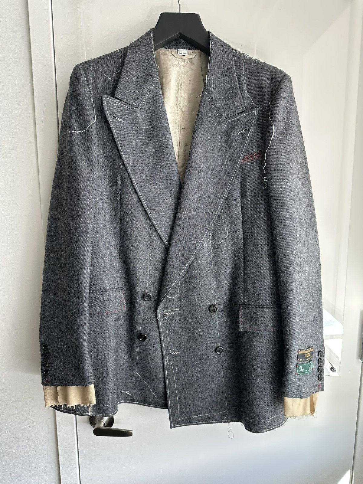 Gucci Alessandro Michele Runway Deconstructed Blazer Size 44R - 1 Thumbnail