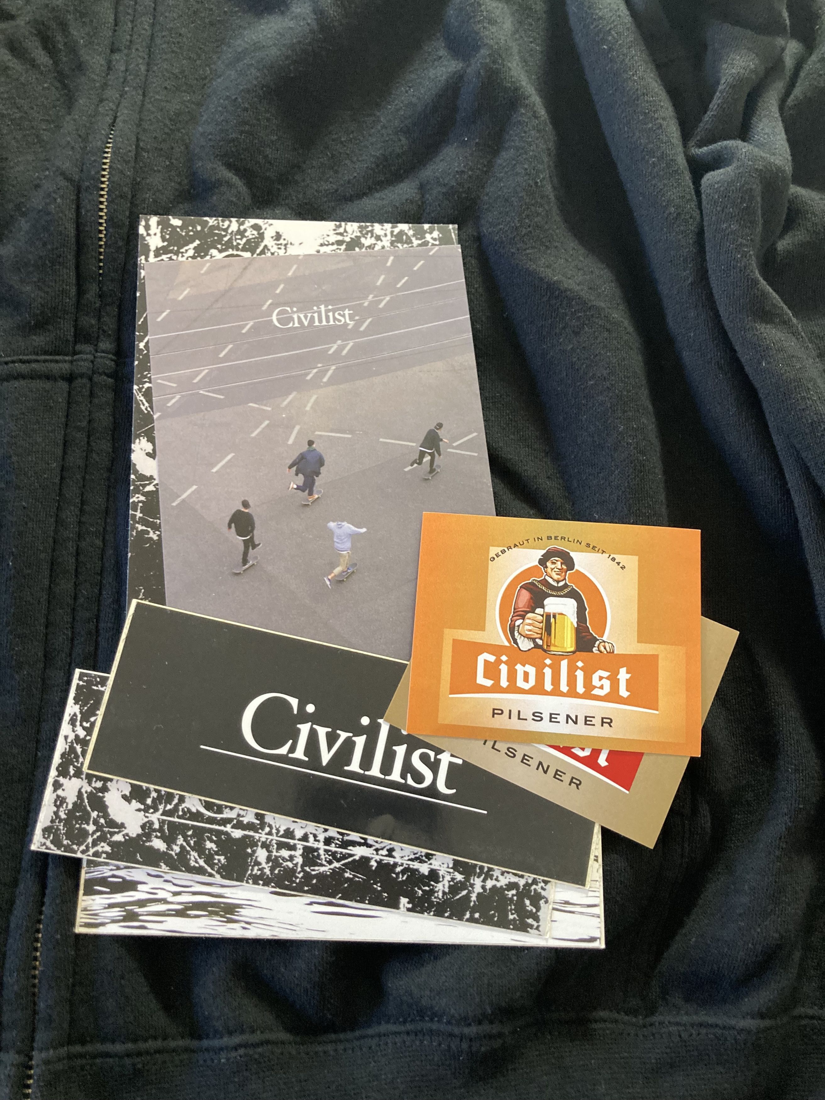 Chocolate Chocolate / Civilist Hoodie. Made in Mexico. Size L Size US L / EU 52-54 / 3 - 5 Thumbnail