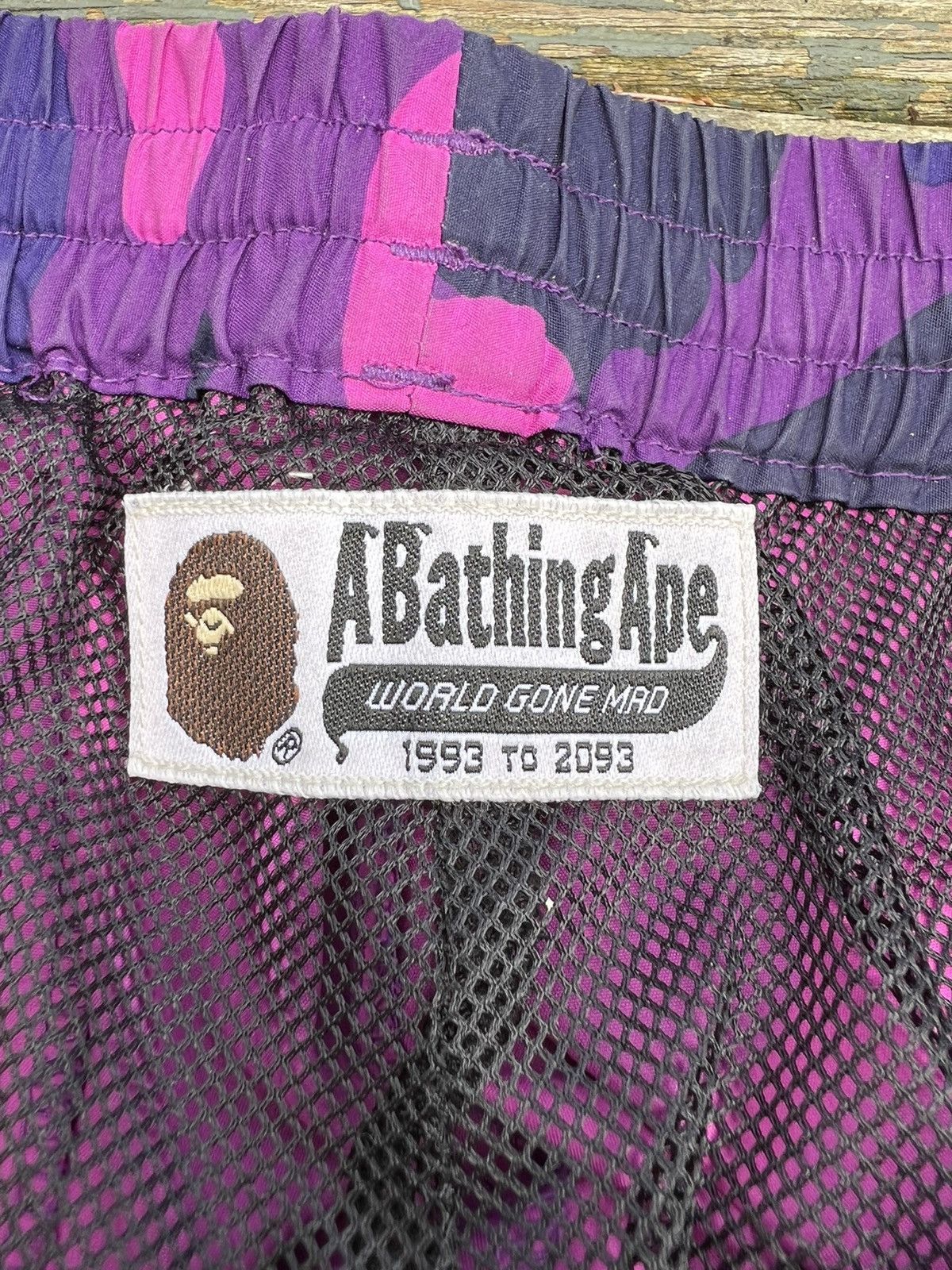 Bape Bape Purple Camo Track Pants Men’s Size Small Size US 30 / EU 46 - 2 Thumbnail