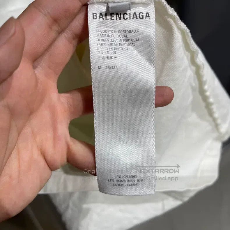 Balenciaga Balenciaga Black blue Coke embroidery short sleeve Size US M / EU 48-50 / 2 - 7 Thumbnail