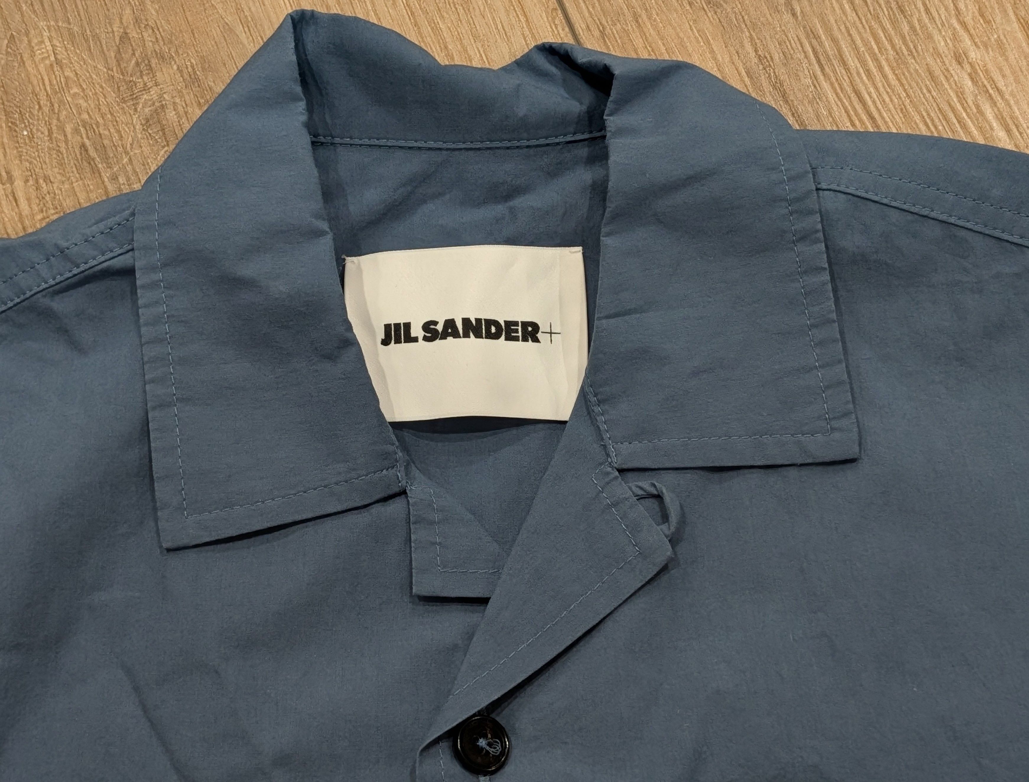 Jil Sander JIL SANDER Oversized Button Up Shirt French Blue 48 US 38 Size US M / EU 48-50 / 2 - 2 Thumbnail