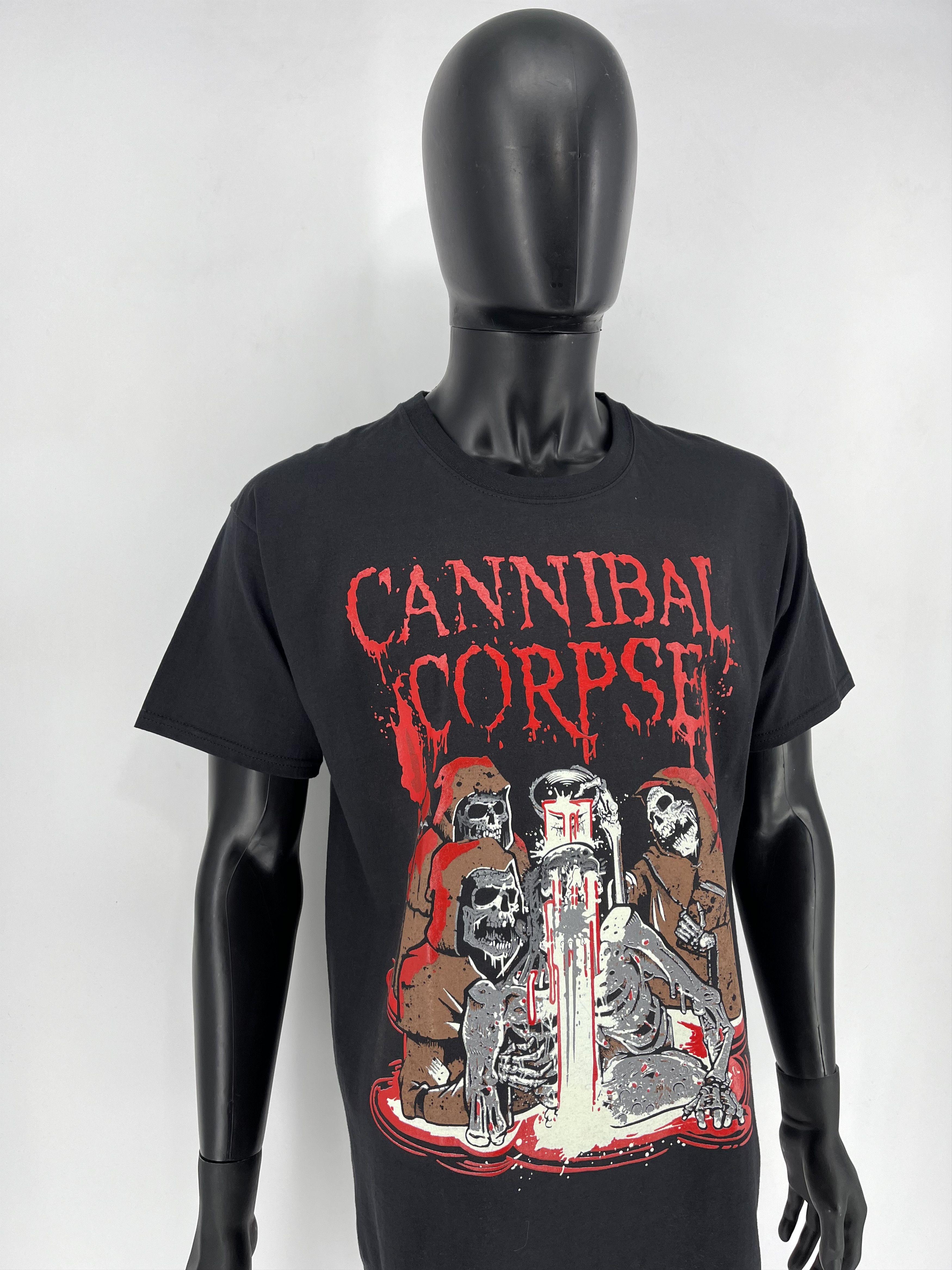 Band Tees Vintage Y2K Cannibal Corpse (Napalm Death Cradle Filth Size US XL / EU 56 / 4 - 3 Thumbnail