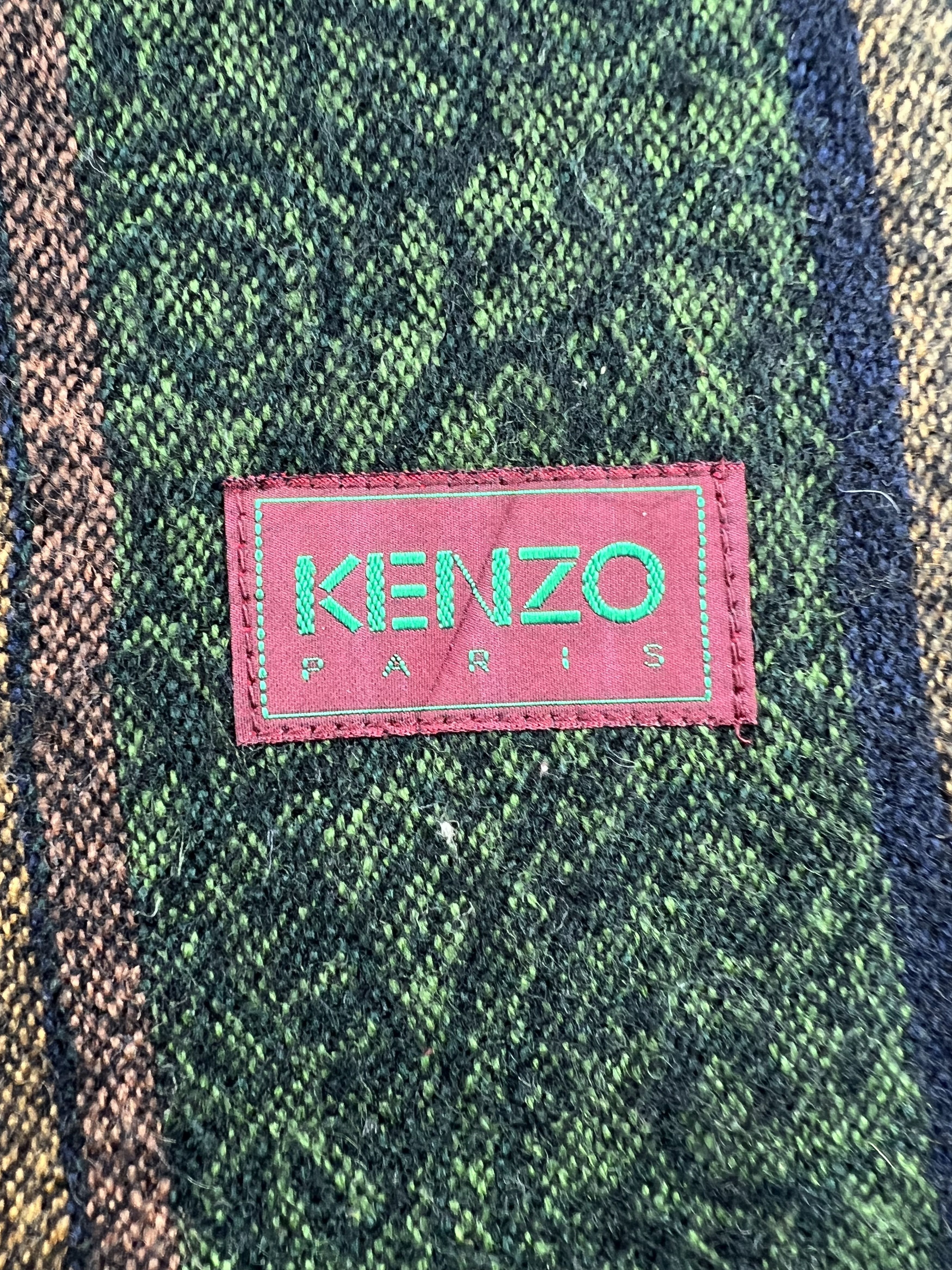Kenzo Kenzo Paislee Scarf / Muffler / Neckwear P977 Size ONE SIZE - 3 Thumbnail