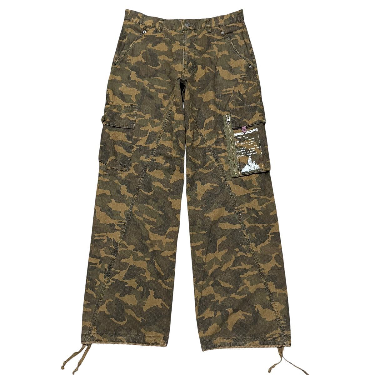 PPFM PPFM Rock N Roll Ripstop Camo Cargo Pants Size US 30 / EU 46 - 1 Thumbnail