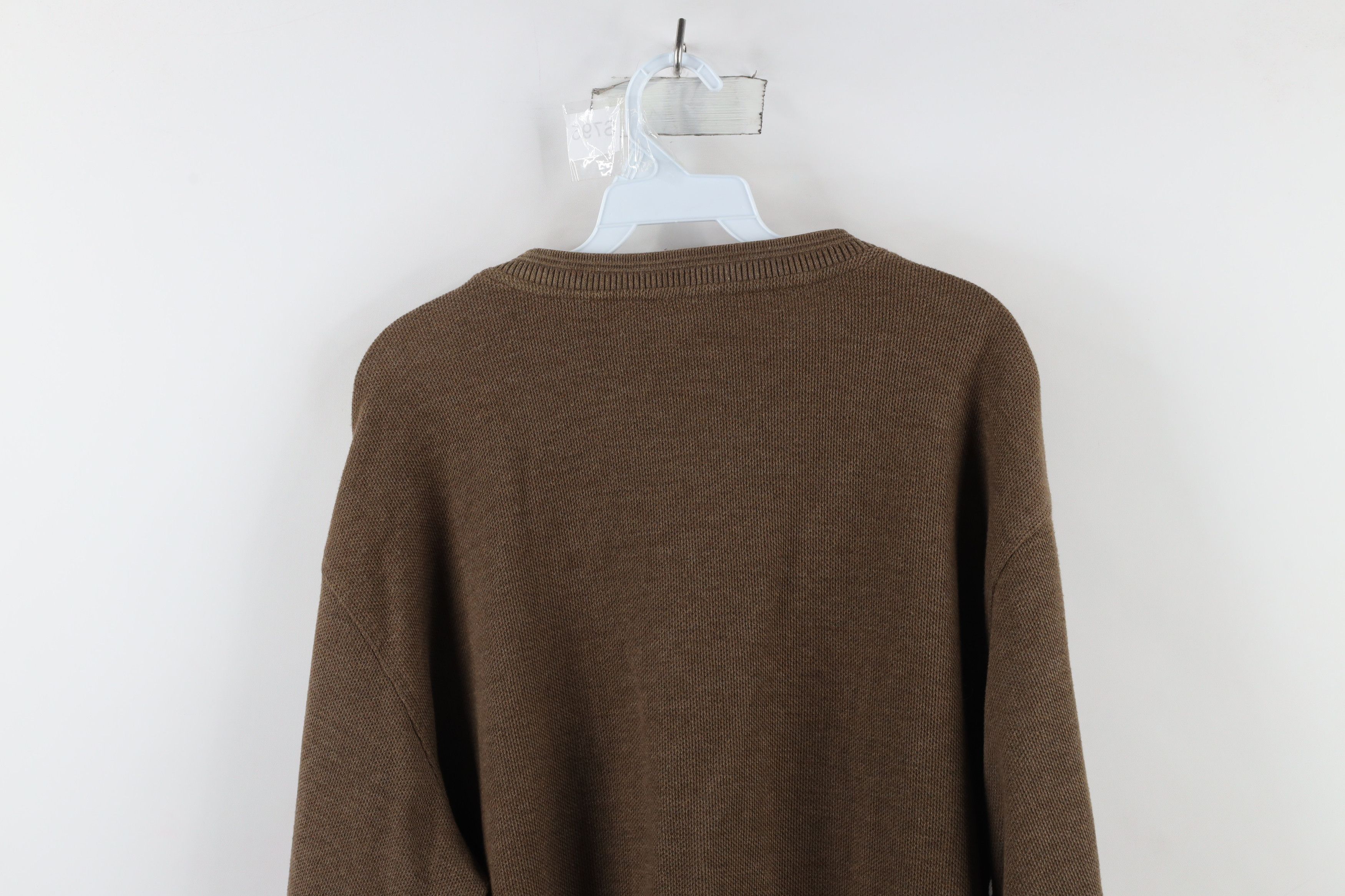 Vintage Vintage 90s Streetwear Waffle Knit Long Sleeve T-Shirt Size US L / EU 52-54 / 3 - 8 Thumbnail