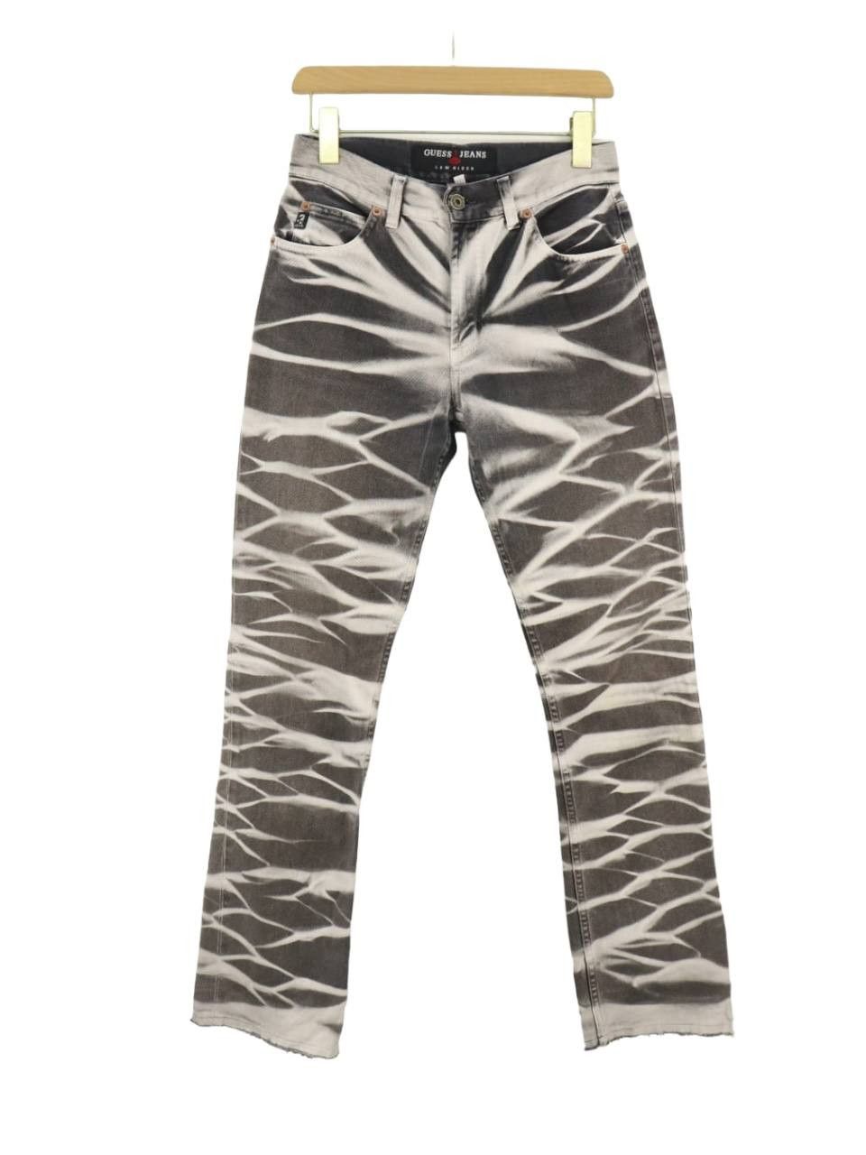 Guess Guess Low Rider Tiger Stripe Style Jeans MADE IN ITALY Size US 28 / EU 44 - 1 Thumbnail
