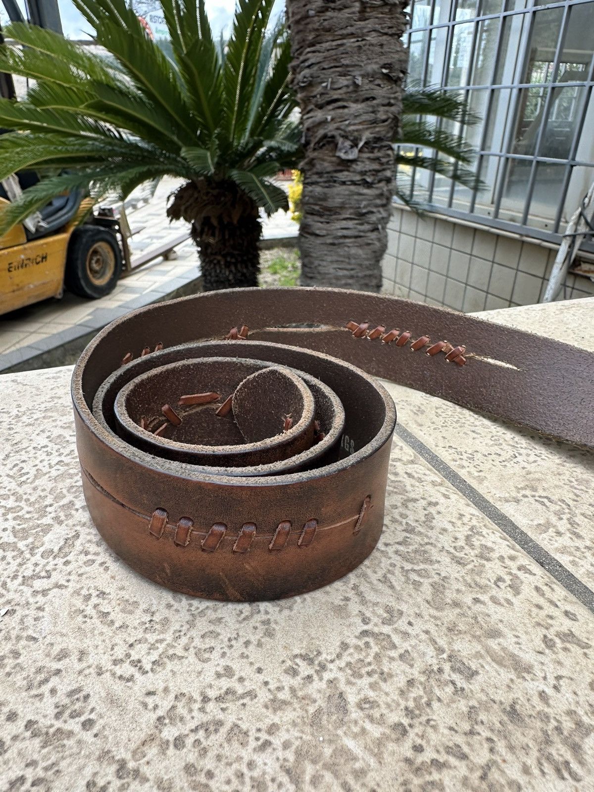 Dirk Bikkembergs Dirk Bikkembergs Leather Belt Brown Size ONE SIZE - 4 Thumbnail