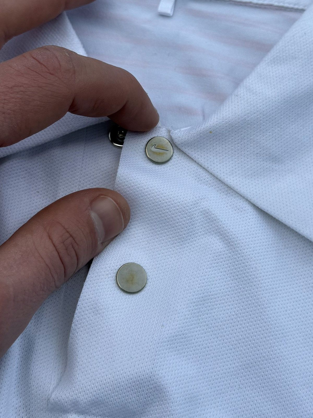 Other Vintage Nike Y2K avantgarde streetwear polo shirt Size US M / EU 48-50 / 2 - 11 Thumbnail