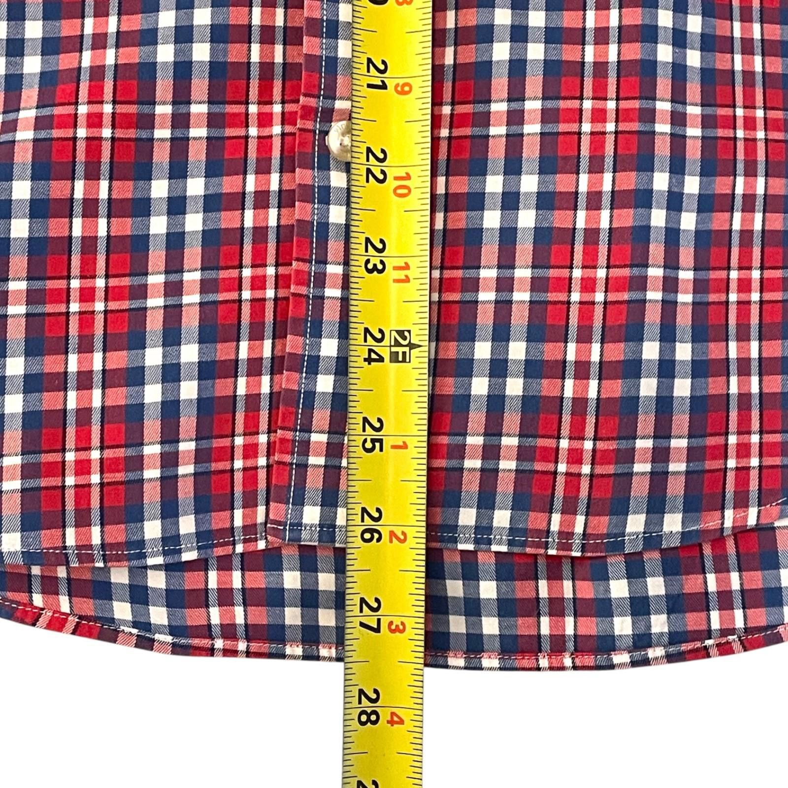 Vineyard Vines Vineyard Vines Slim Fit Red Plaid Button Down Shirt Men’s LS Size US M / EU 48-50 / 2 - 5 Thumbnail