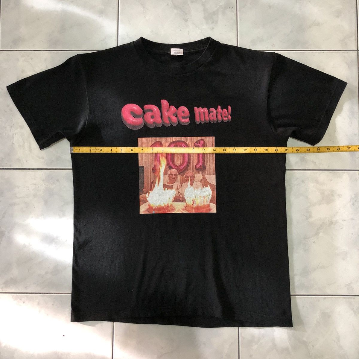 Japanese Brand Cake Mate! Graphic Tshirt Long Lasting Bestie Potrait Size US M / EU 48-50 / 2 - 19 Thumbnail