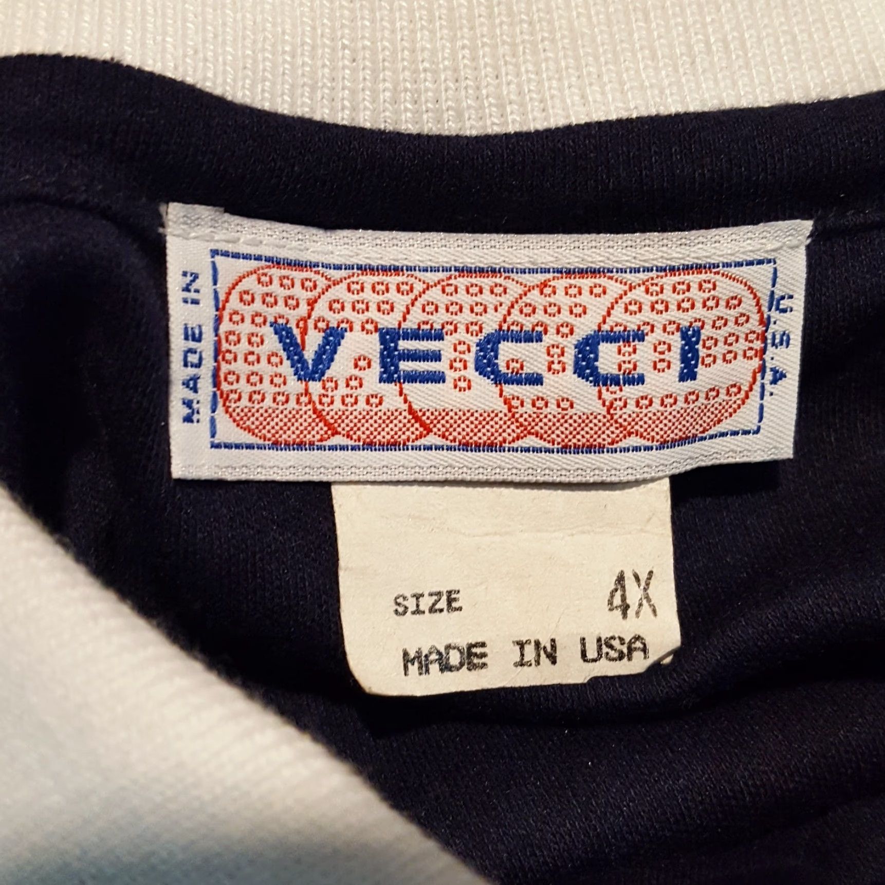 Vintage Vintage 90s Preppy Collared Polo Men's Size 4X Short Sleeve Golf Dress Shirt Size 48R - 5 Thumbnail