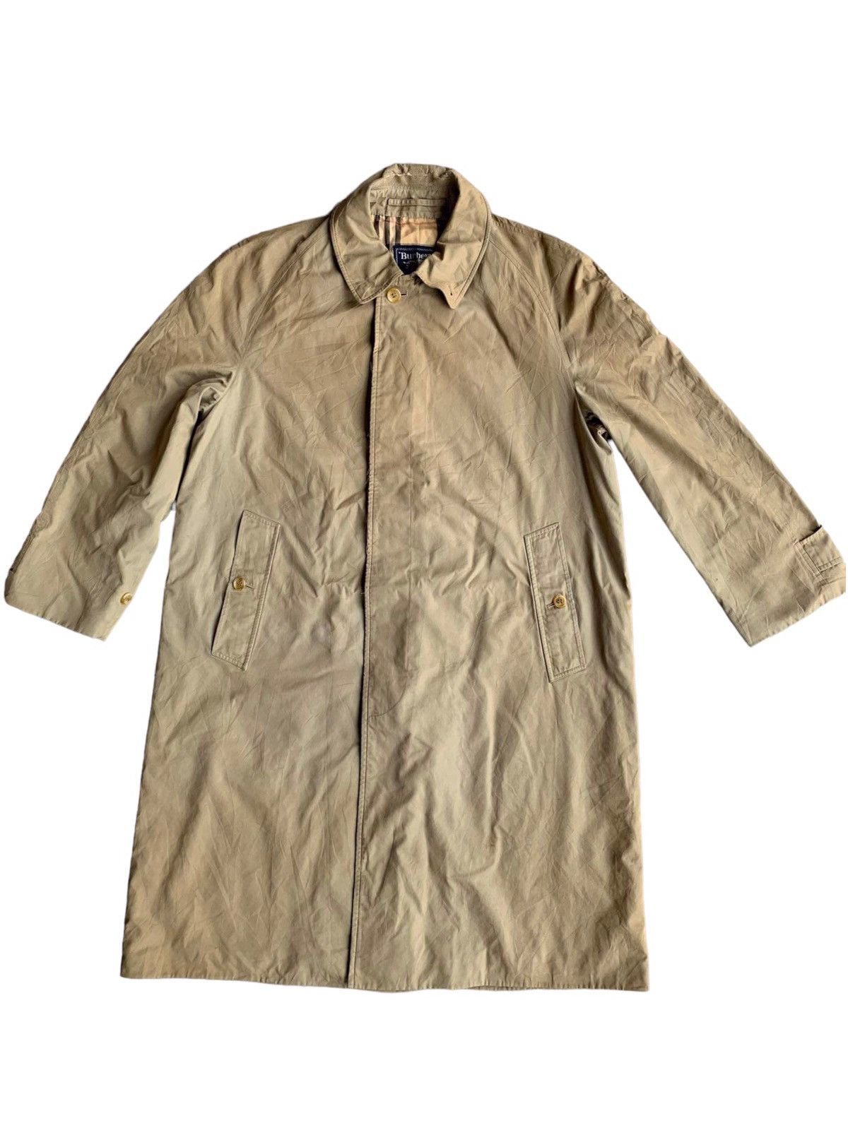 Burberry Vintage Burberry Nova Check Trench Jacket Size US L / EU 52-54 / 3 - 2 Thumbnail