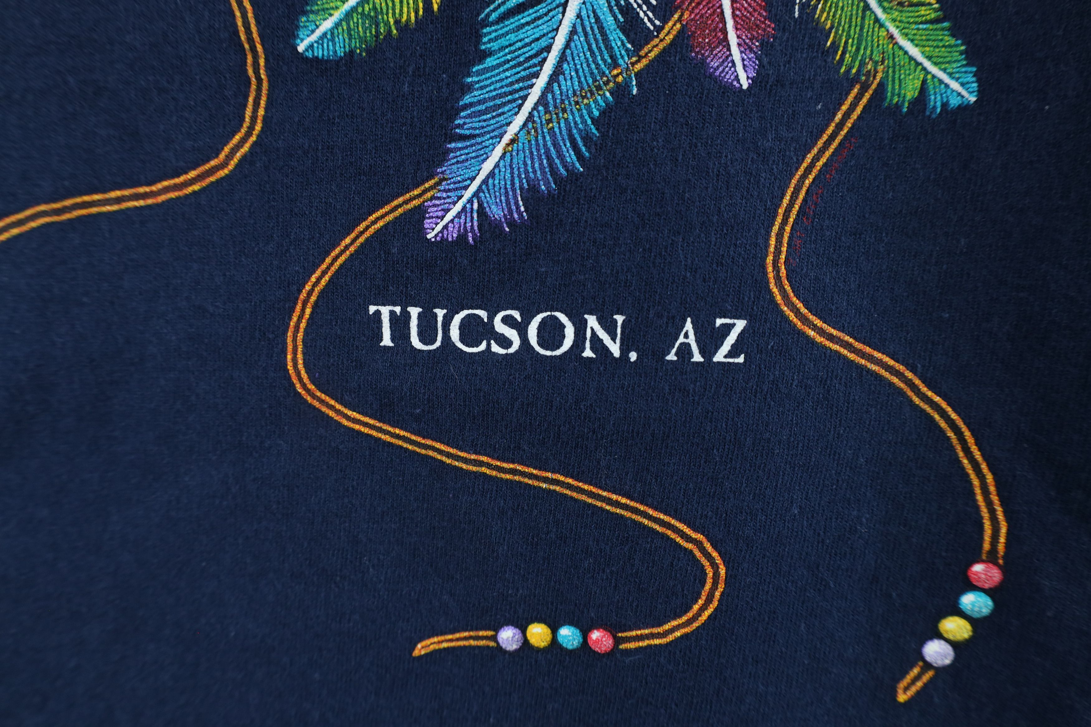 Vintage Vintage 90s Streetwear Arizona Rainbow Horse T-Shirt USA Size L / US 10 / IT 46 - 5 Thumbnail