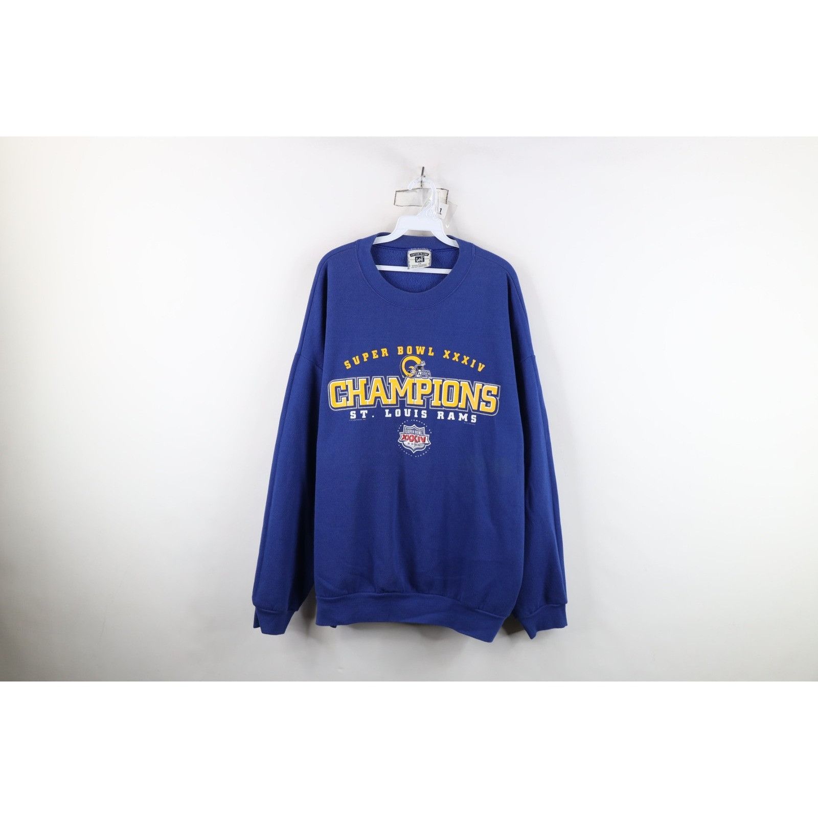 Vintage Y2K 2000 Super Bowl Champs St Louis Rams Sweatshirt