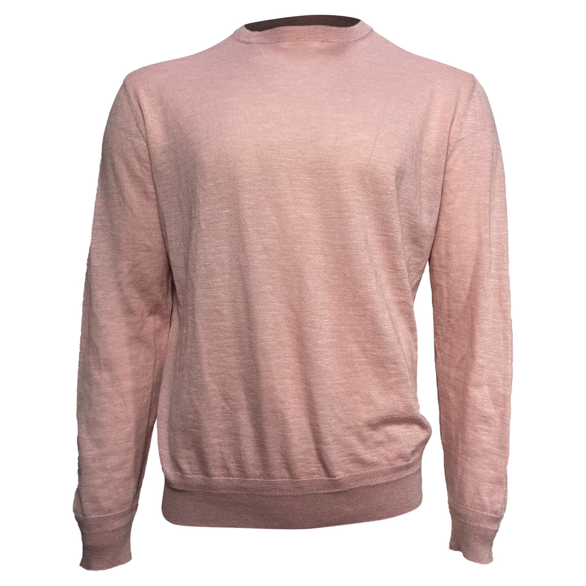 Ermenegildo Zegna Ermenegildo Zegna Sweater in Pink Cashmere Size US XXL / EU 58 / 5 - 1 Thumbnail