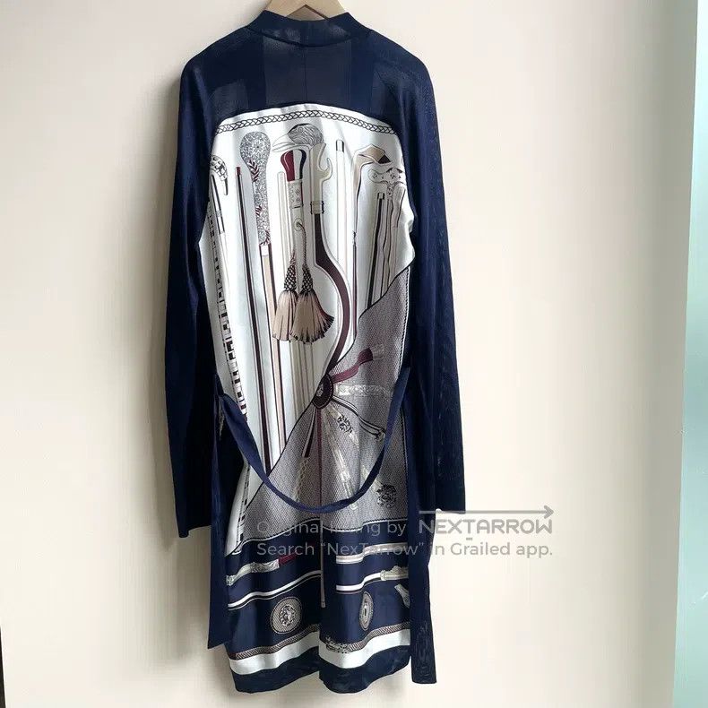 Hermes Hermes Silk Waist-Cut Open Cardigan Size XXS / US 00 / IT 34 - 2 Thumbnail