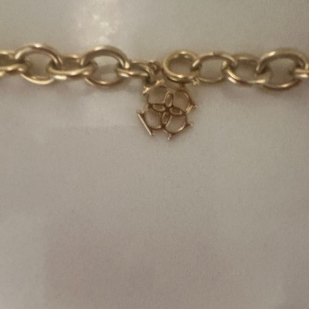 Ann Taylor Ann Taylor Chunky Gold Chain Necklace Crystal Embellished Size ONE SIZE - 5 Thumbnail
