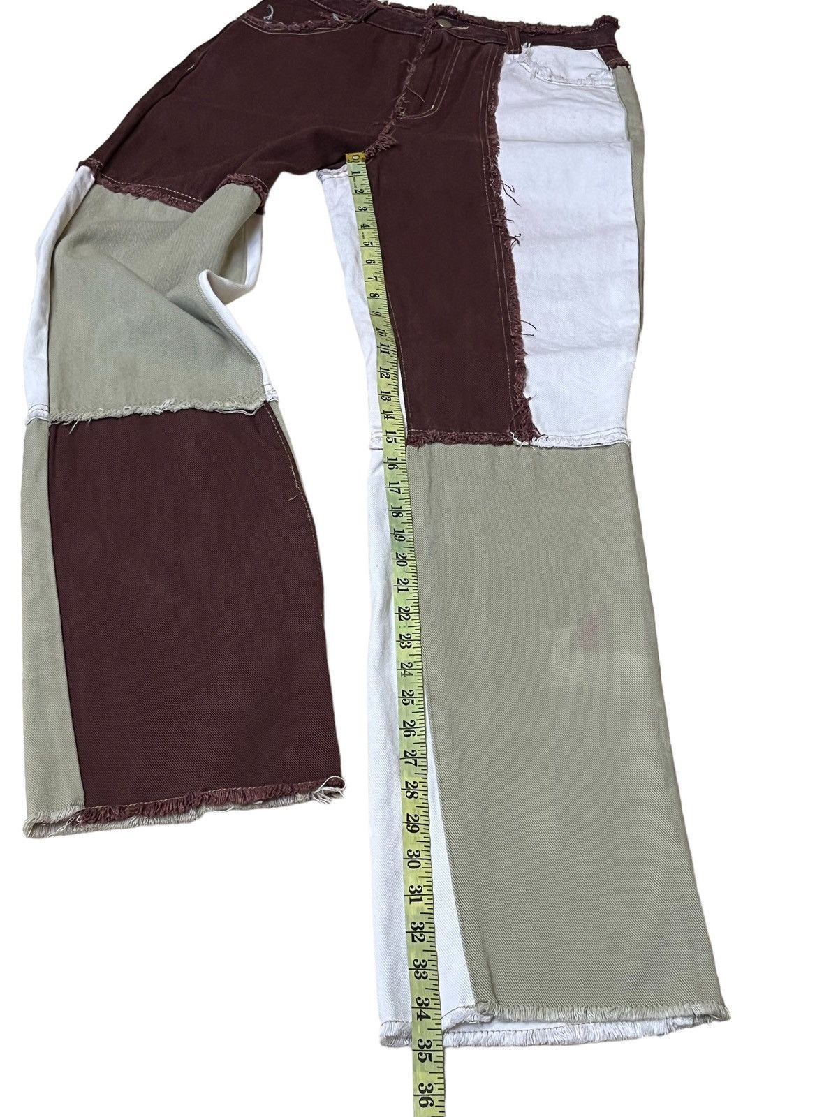 Japanese Brand JAPANESE BRAND SHEIN WOMEN PATCHWORK DISTRESSED PANT Size 29" - 19 Thumbnail