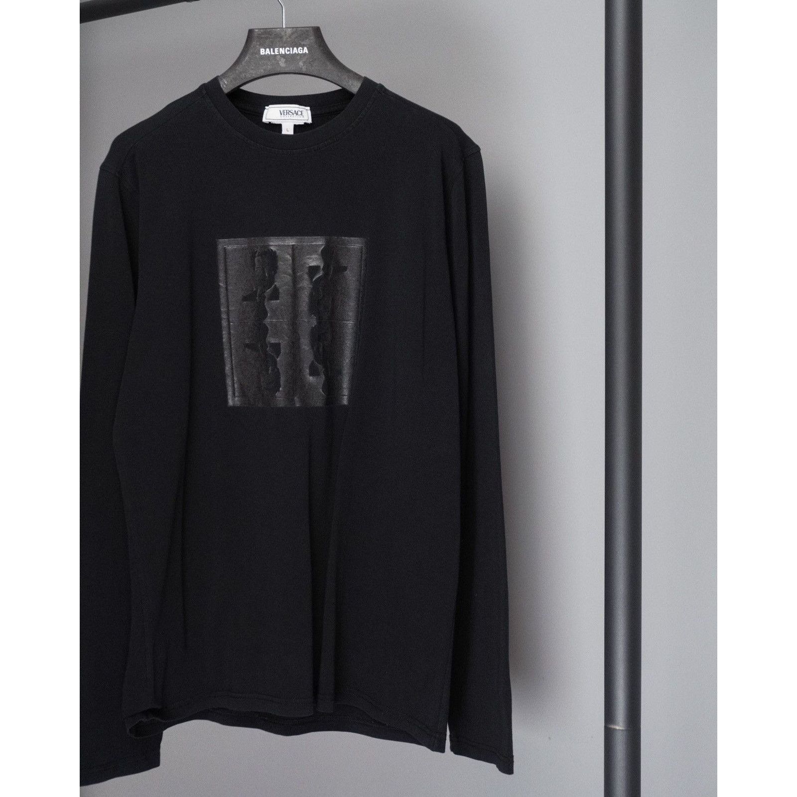 Versace × Vintage Vintage gianni versace collection printed black tee shirt Size US L / EU 52-54 / 3 - 3 Thumbnail