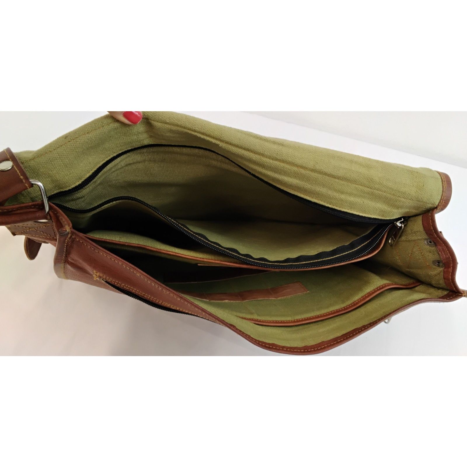 Carbon Carbon 2 Cobalt Messenger Bag Brown Full Grain Leather Size ONE SIZE - 11 Thumbnail