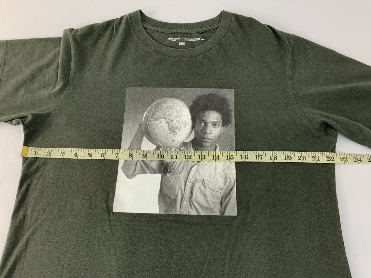 Jean-Michel Basquiat Art Jean Michel Basquiat Peace For All Christopher Makos Tee Size US L / EU 52-54 / 3 - 8 Thumbnail