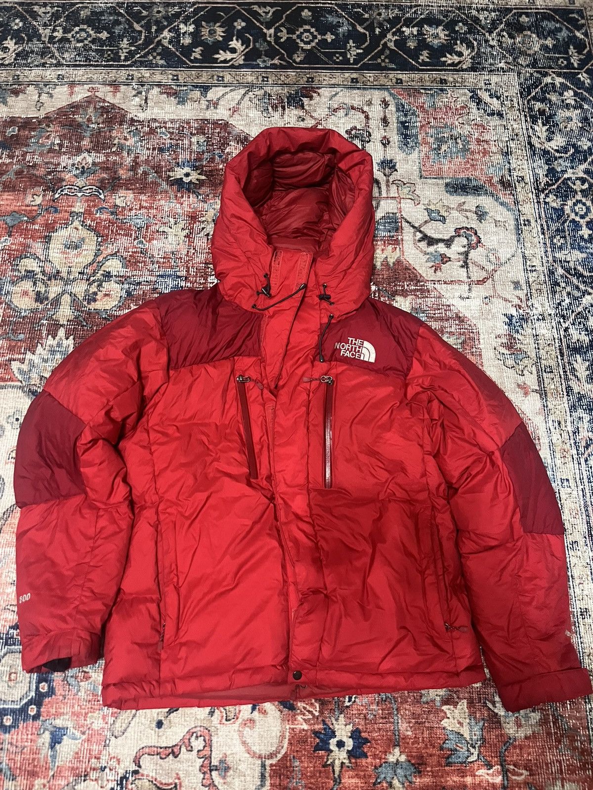 image of Red Y2Ks The North Face Himalayan 700 Series Puffer Jacket, Men's (Size Large)