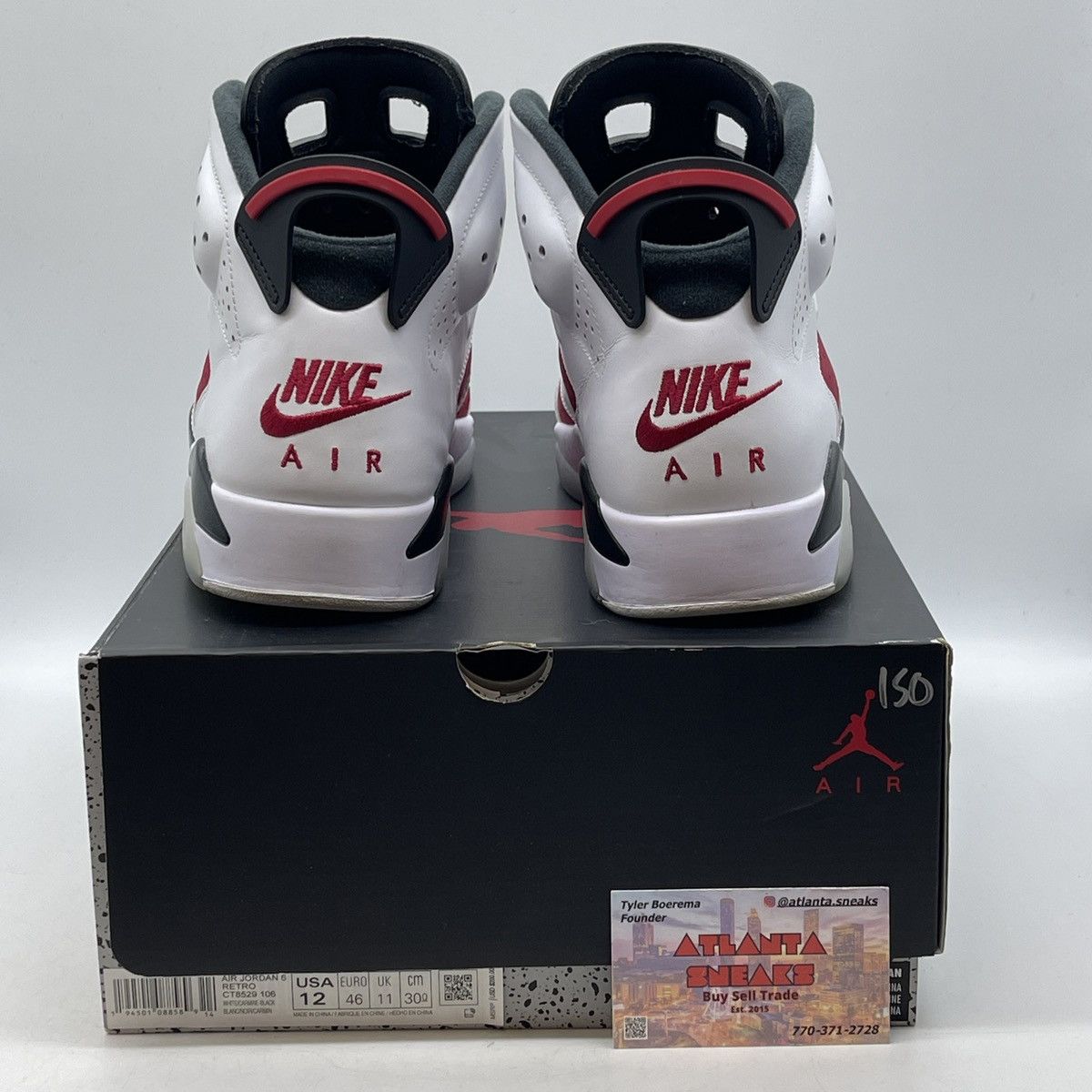 Jordan Brand Air Jordan 6 carimine Size US 12 / EU 45 - 3 Thumbnail