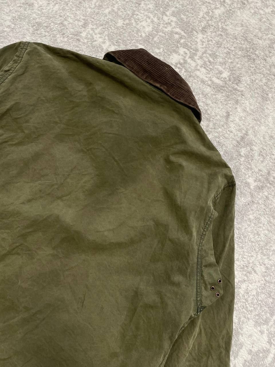 Barbour Vintage Barbour Border Waxed Cotton Jacket Made In England Size US L / EU 52-54 / 3 - 16 Thumbnail